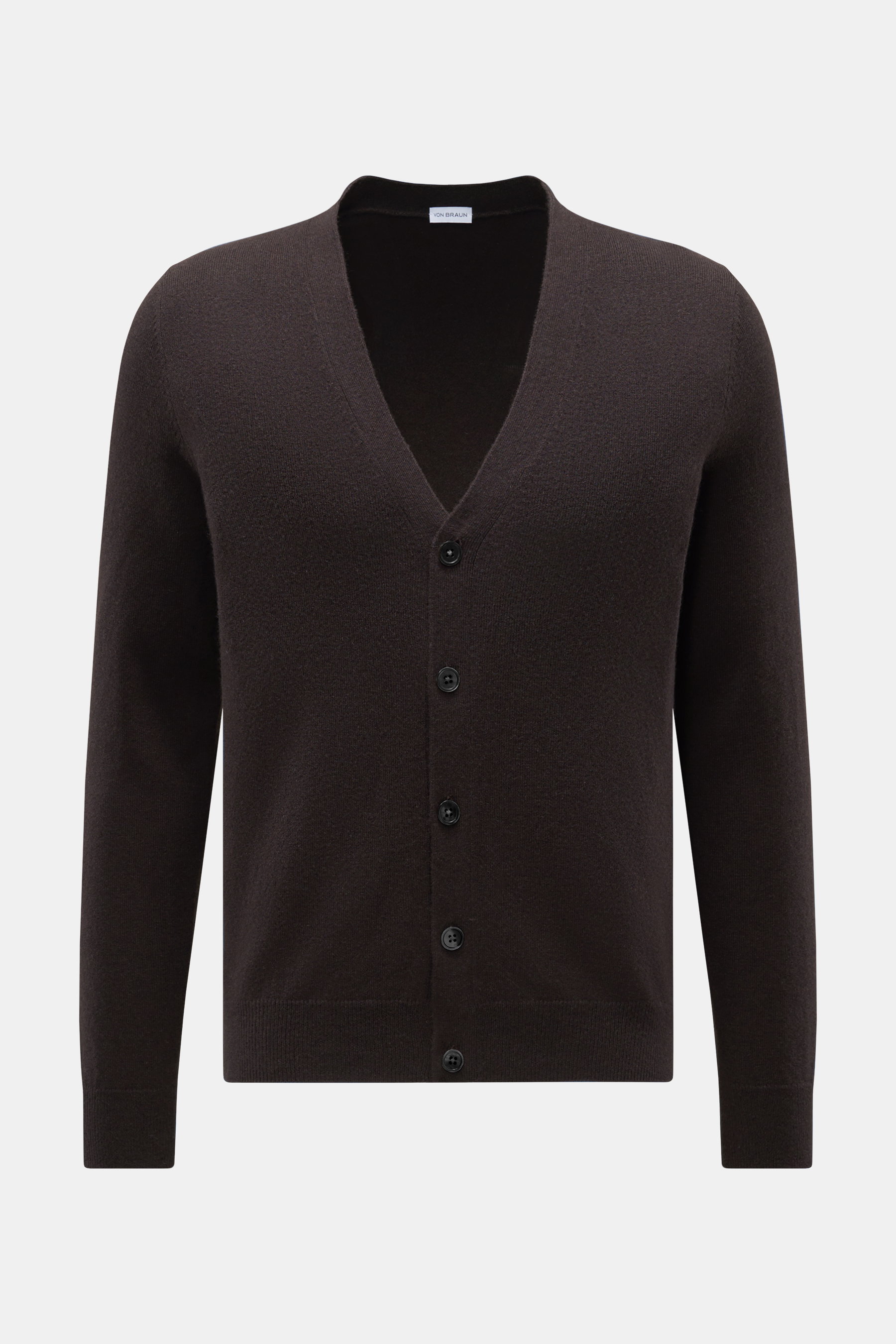 von Braun Cashmere Cardigan dunkelbraun