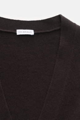 von Braun Cashmere cardigan dark brown