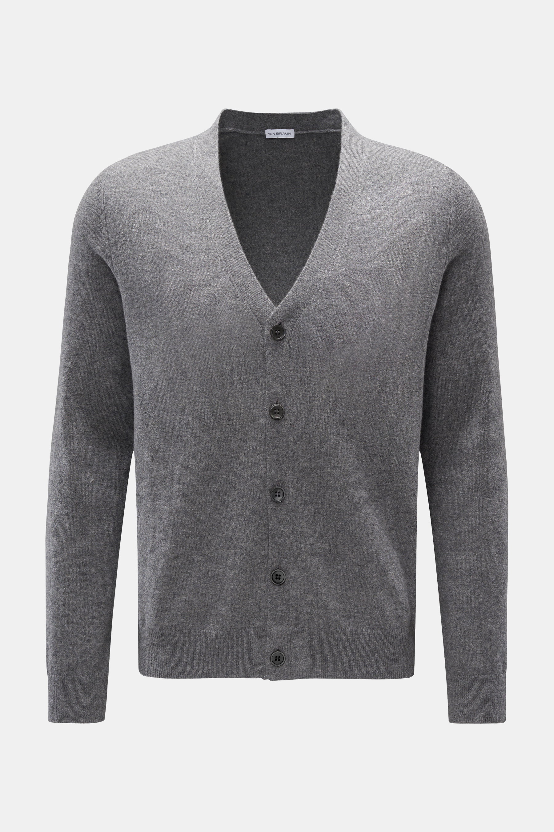 von Braun Cashmere Cardigan grau meliert