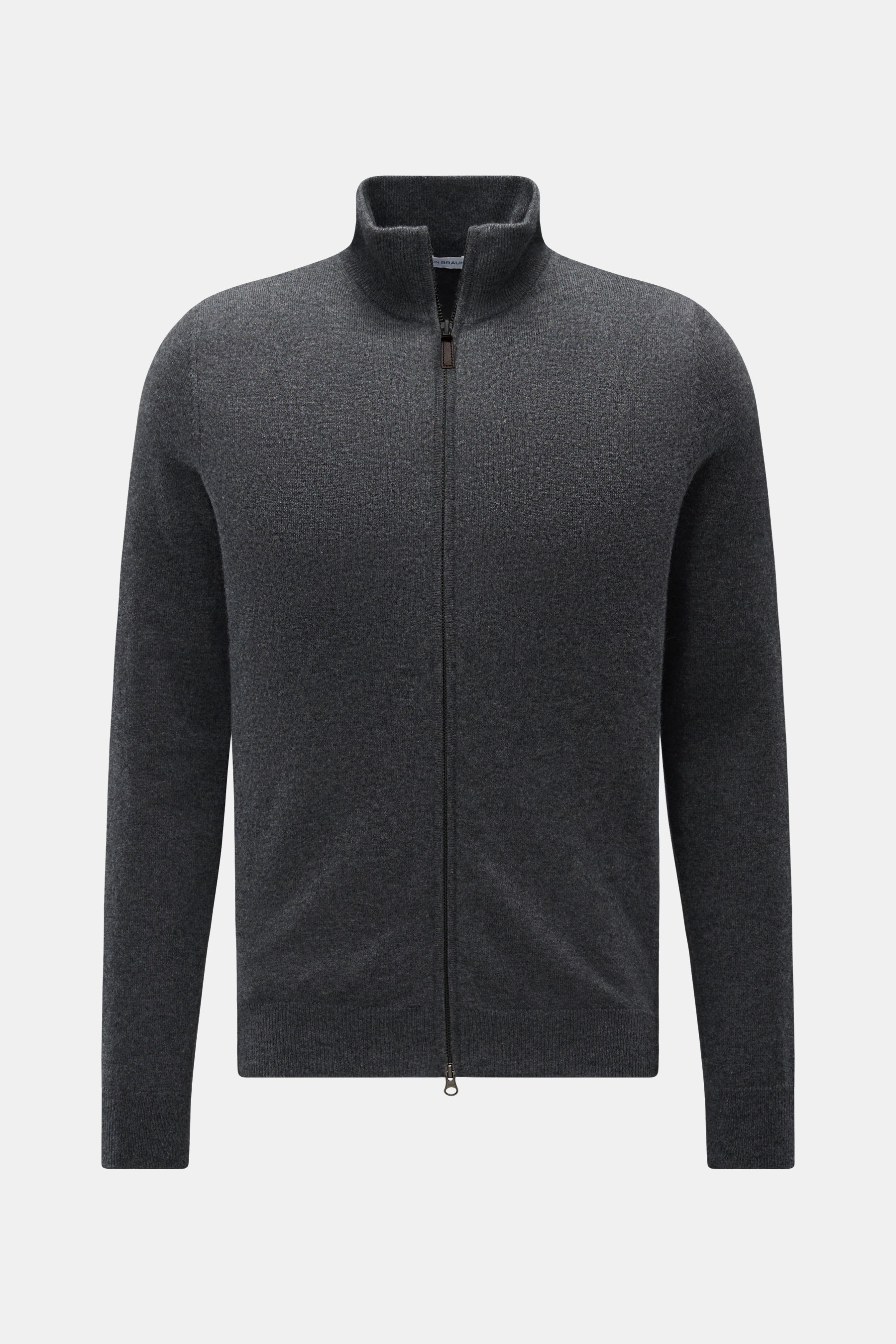 von Braun Cashmere Strickjacke dunkelgrau meliert