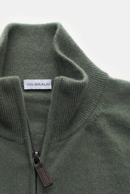 von Braun Cashmere Strickjacke graugrün