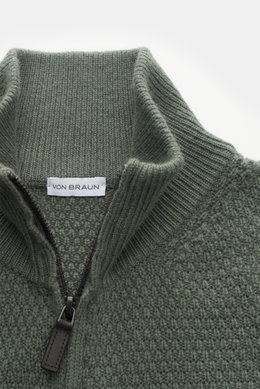 von Braun Cashmere Strickjacke graugrün