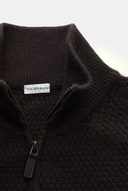 von Braun Cashmere Strickjacke dunkelbraun