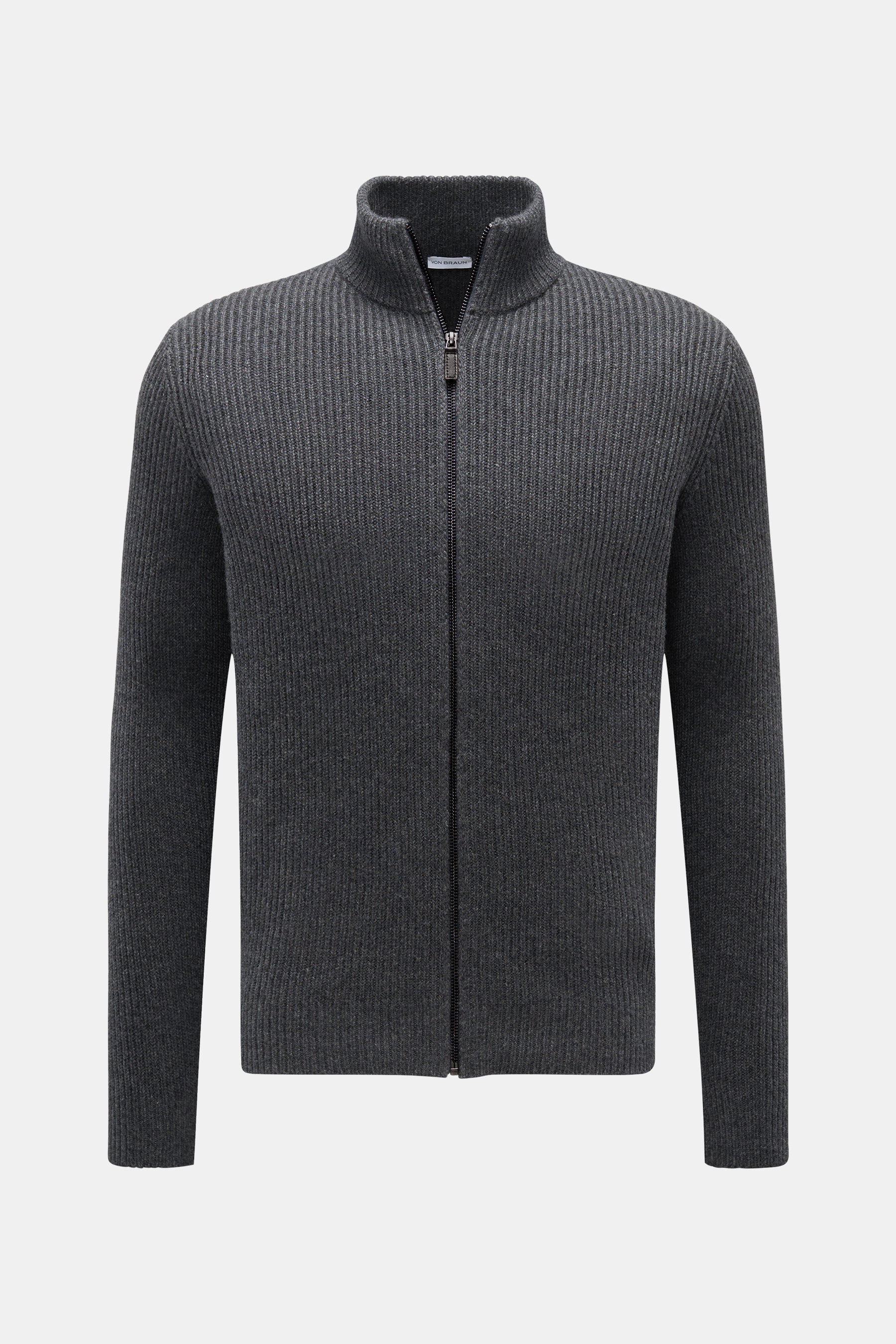 von Braun Cashmere Strickjacke dunkelgrau