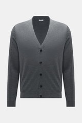 von Braun Merino Cardigan grau meliert