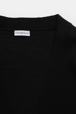 von Braun Merino Cardigan schwarz