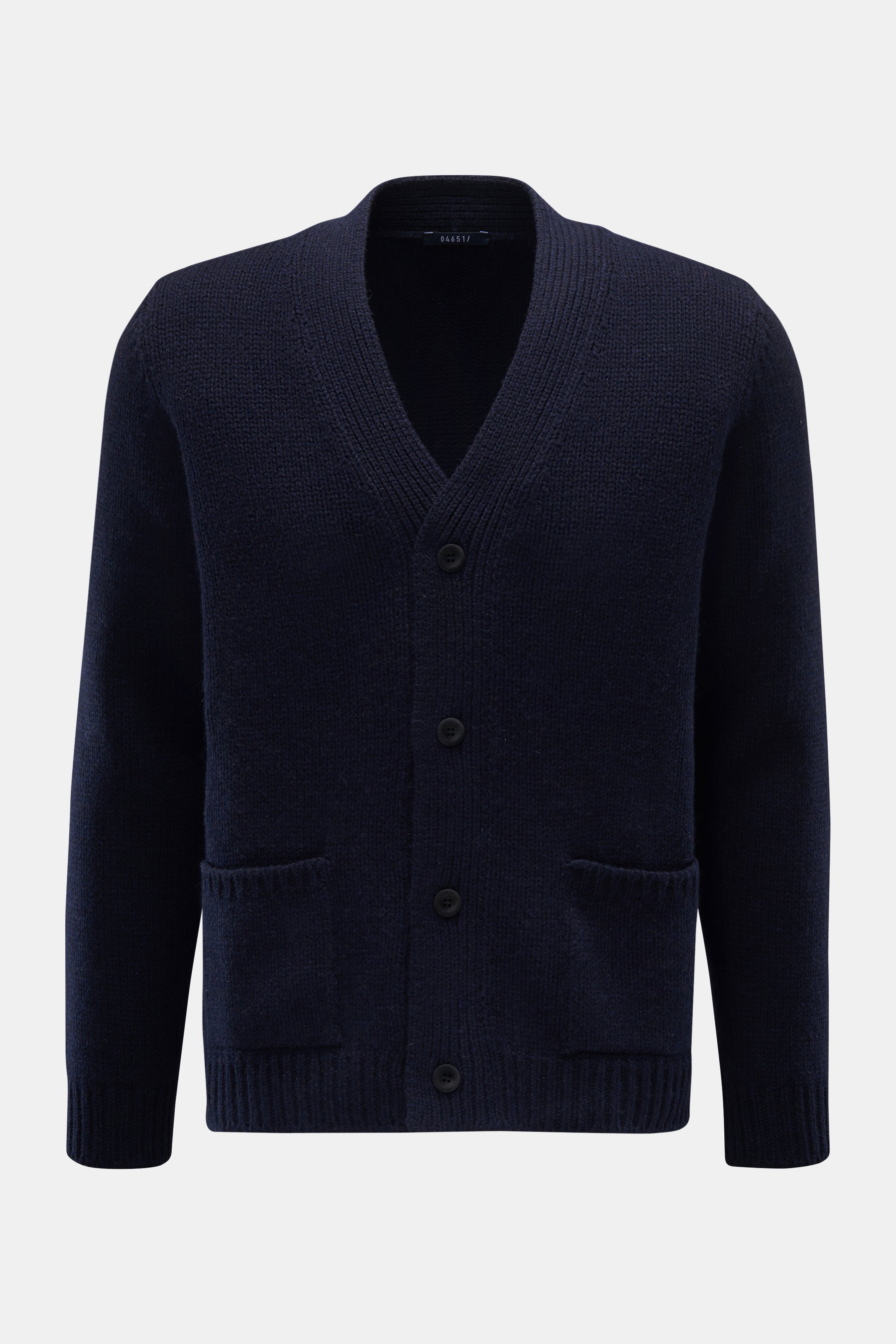04651/ A trip in a bag Cashmere cardigan navy