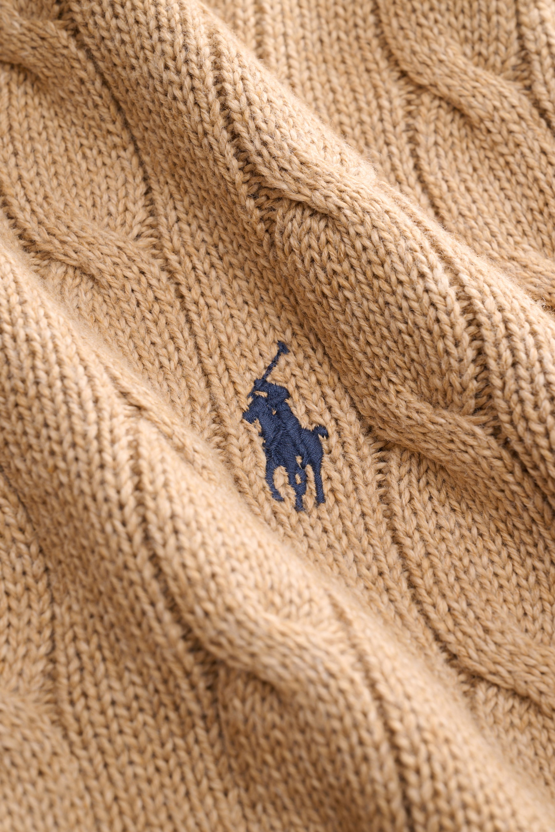 POLO RALPH LAUREN cardigan light brown
