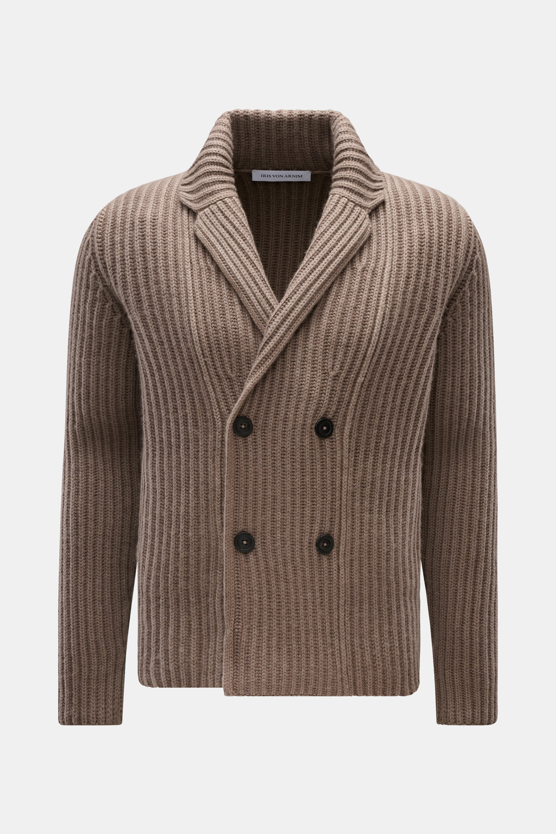 Iris von Arnim Cashmere Cardigan 'Arvada' taupe