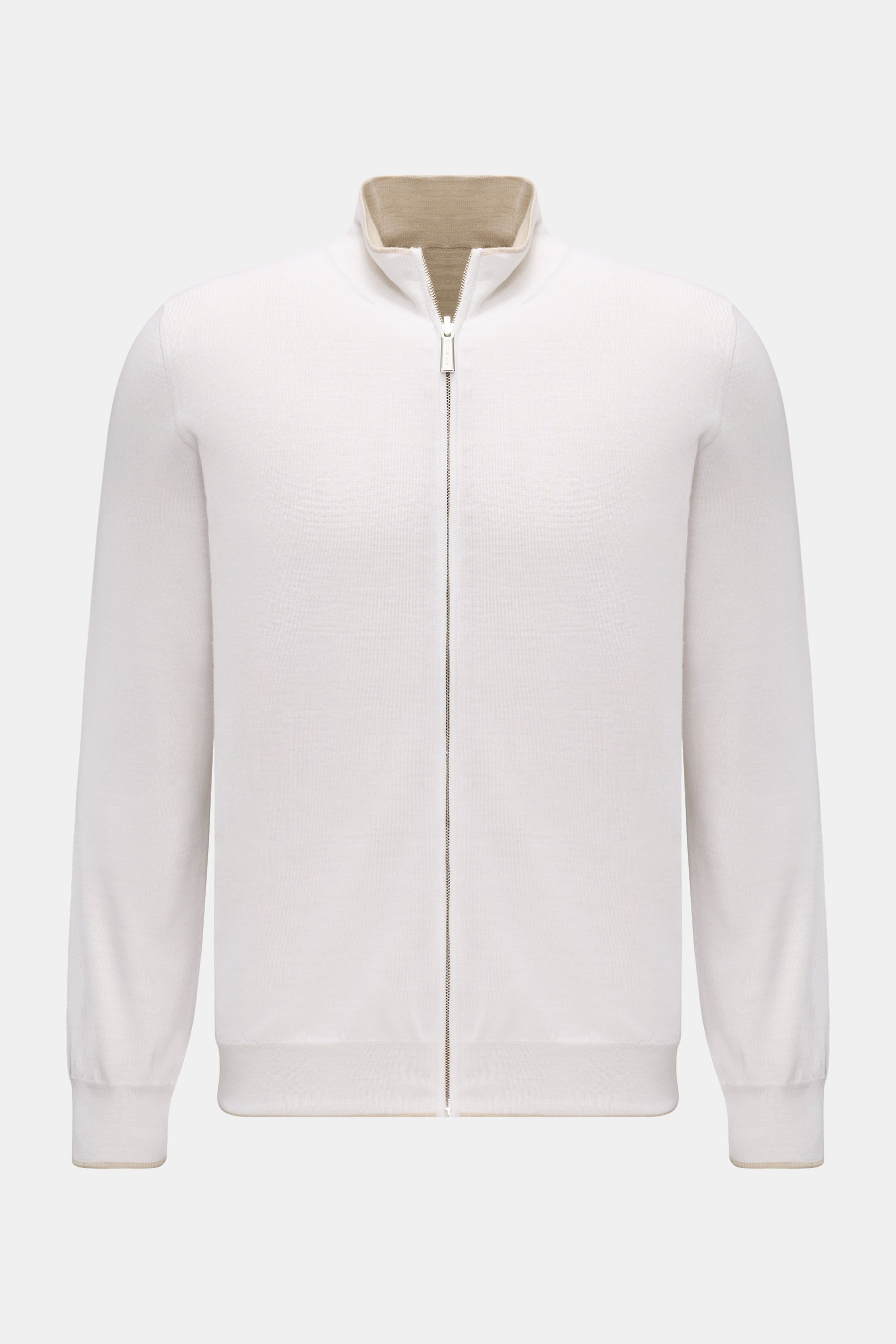 Moorer Wende-Strickjacke 'Layton' offwhite