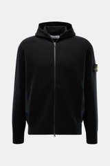 Stone Island Strickjacke 'Stretchwool' schwarz