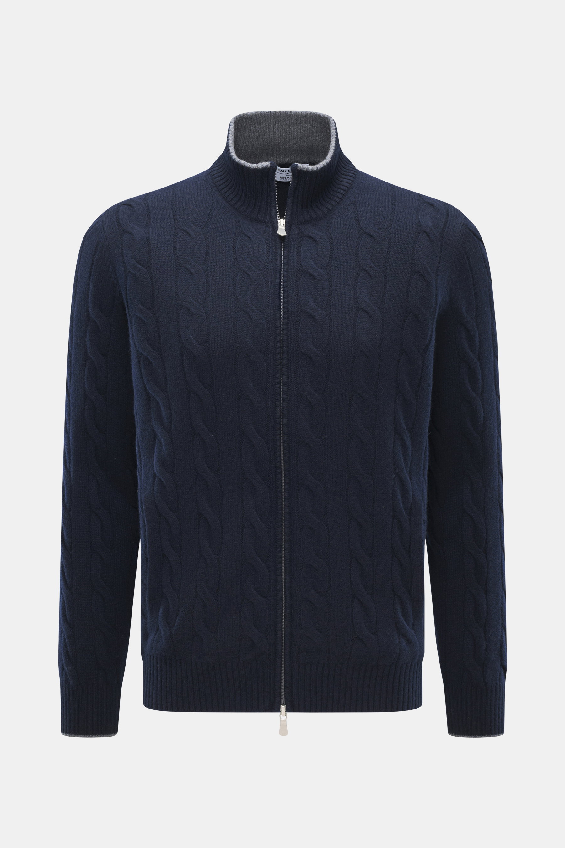 Cashmere Strickjacke navy