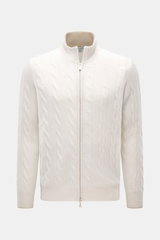 Gran Sasso Cashmere Strickjacke offwhite