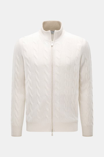 Gran Sasso Cashmere Strickjacke offwhite