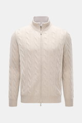 Gran Sasso Cashmere Strickjacke sand