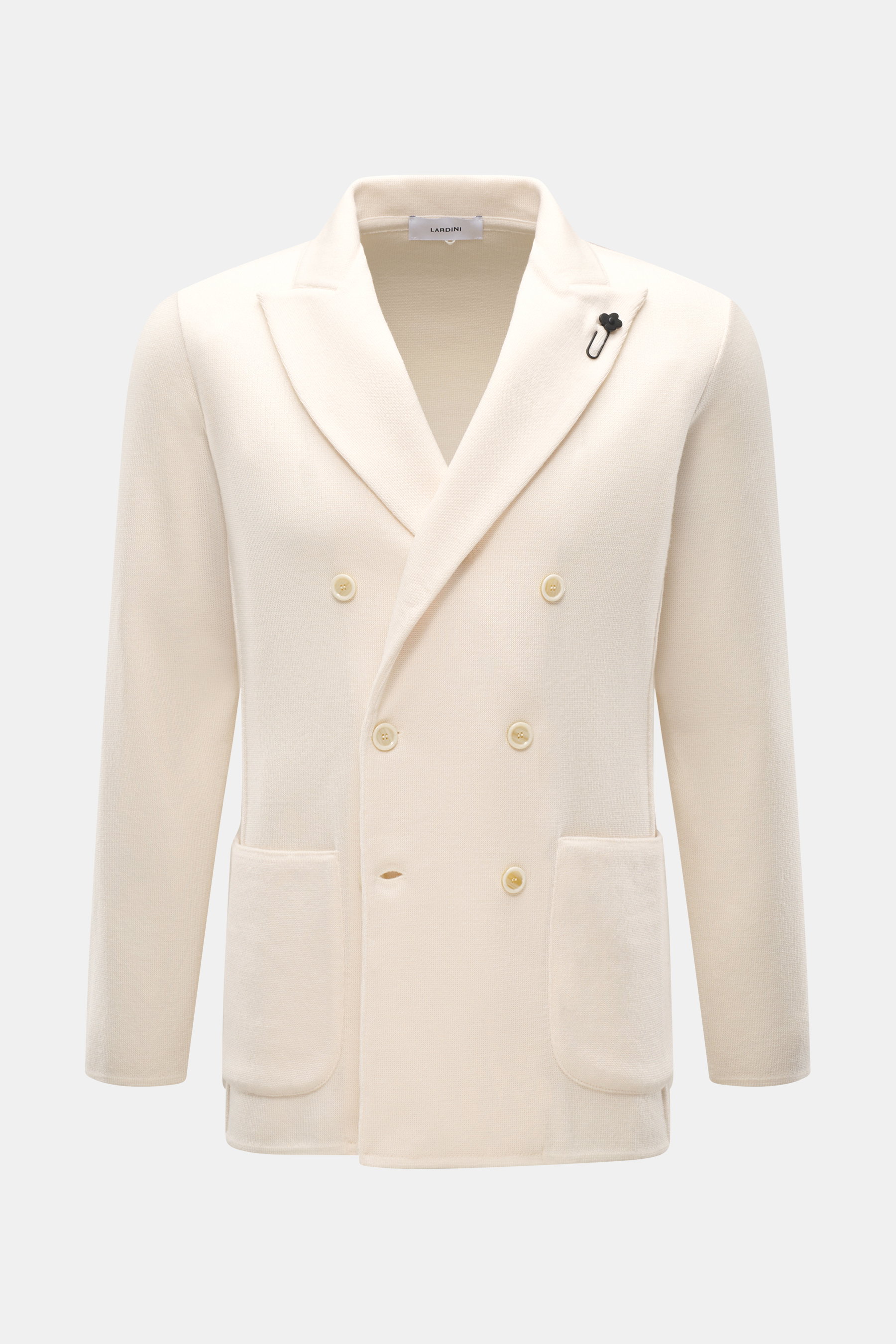 Lardini Strickblazer creme