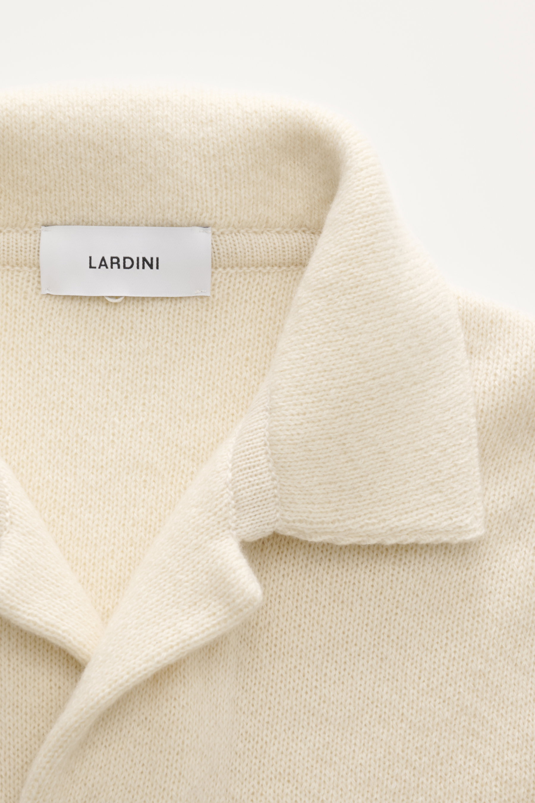 LARDINI cashmere cardigan cream