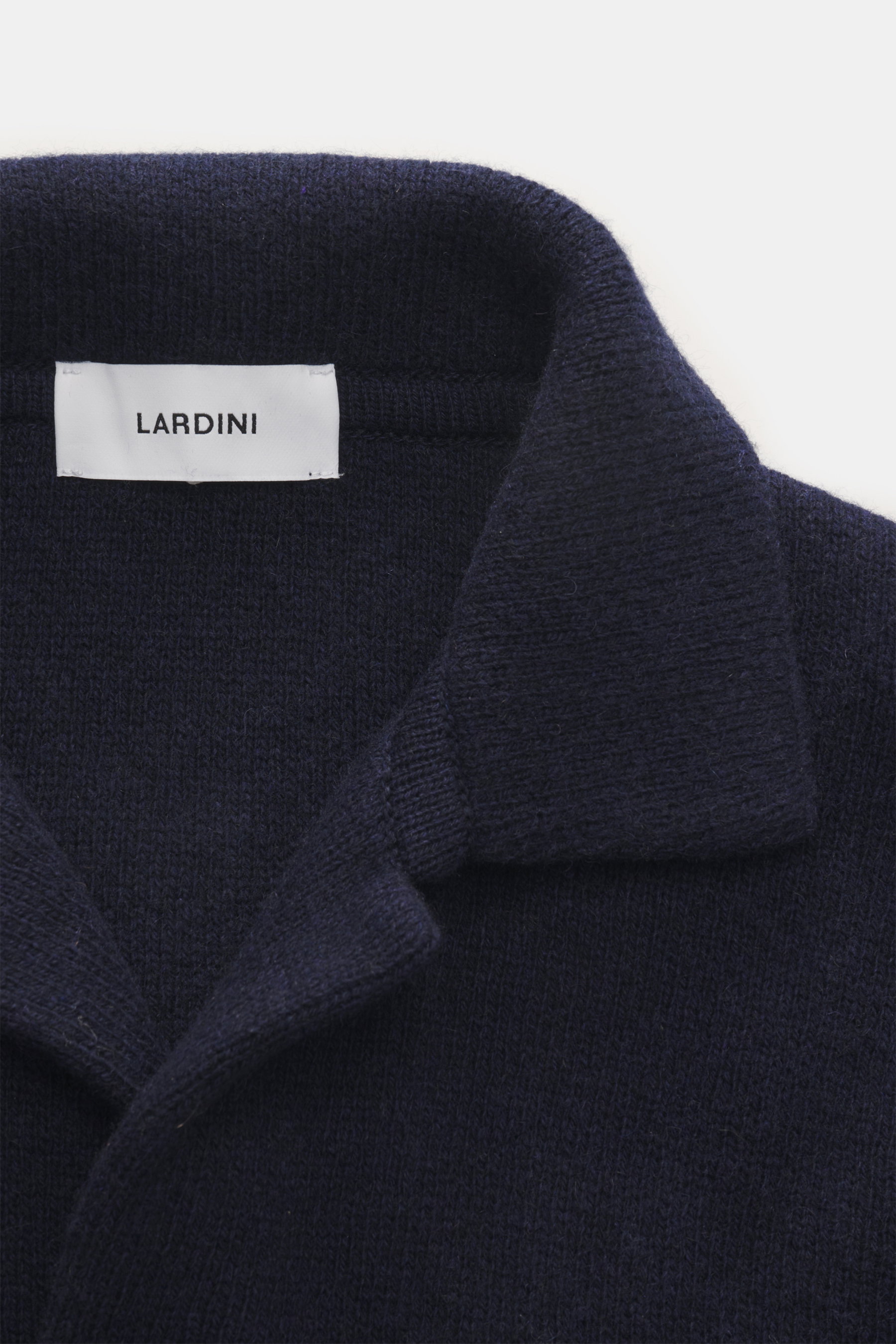 LARDINI cashmere cardigan navy