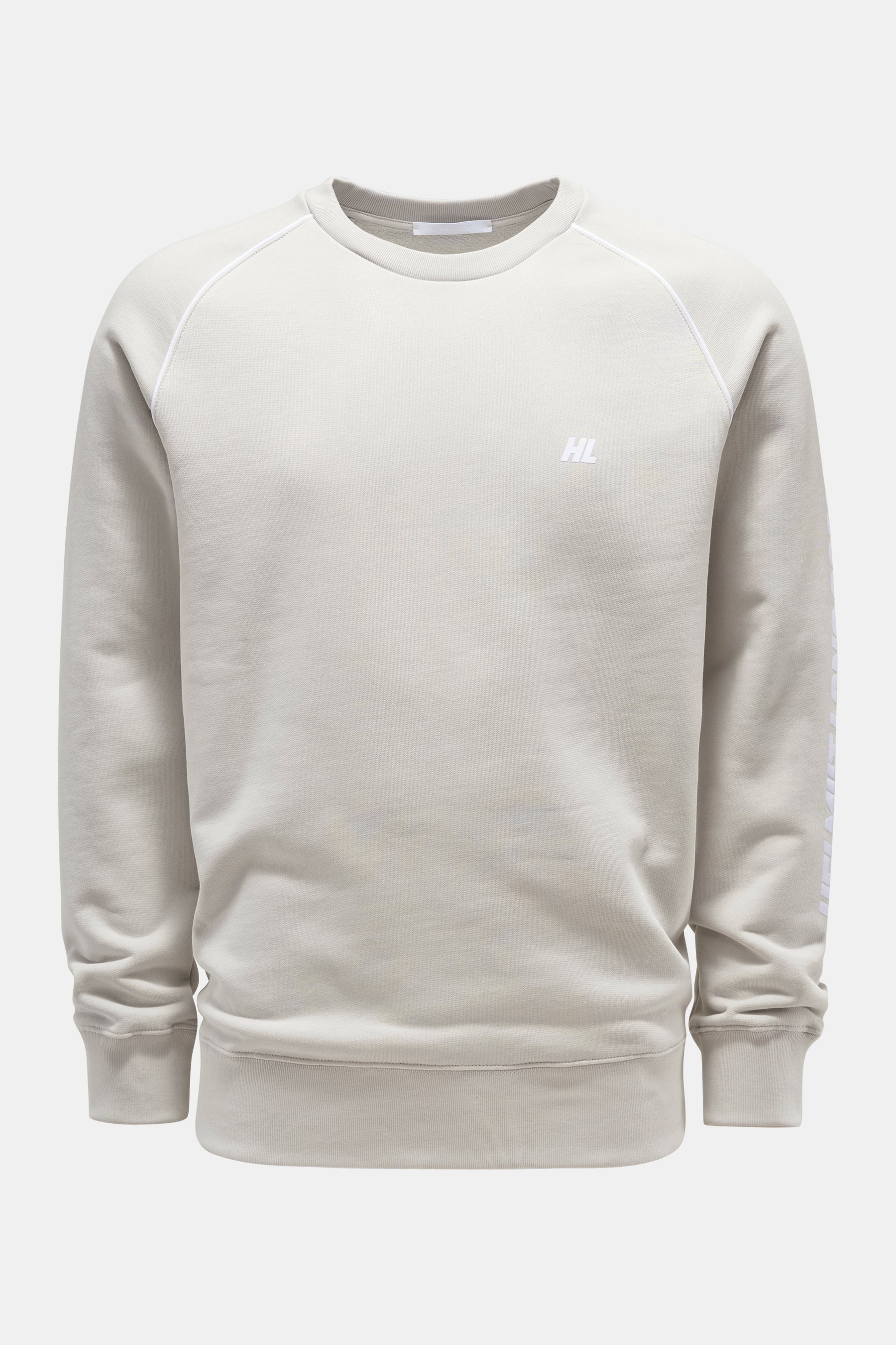 Helmut Lang Rundhals-Sweatshirt hellgrau