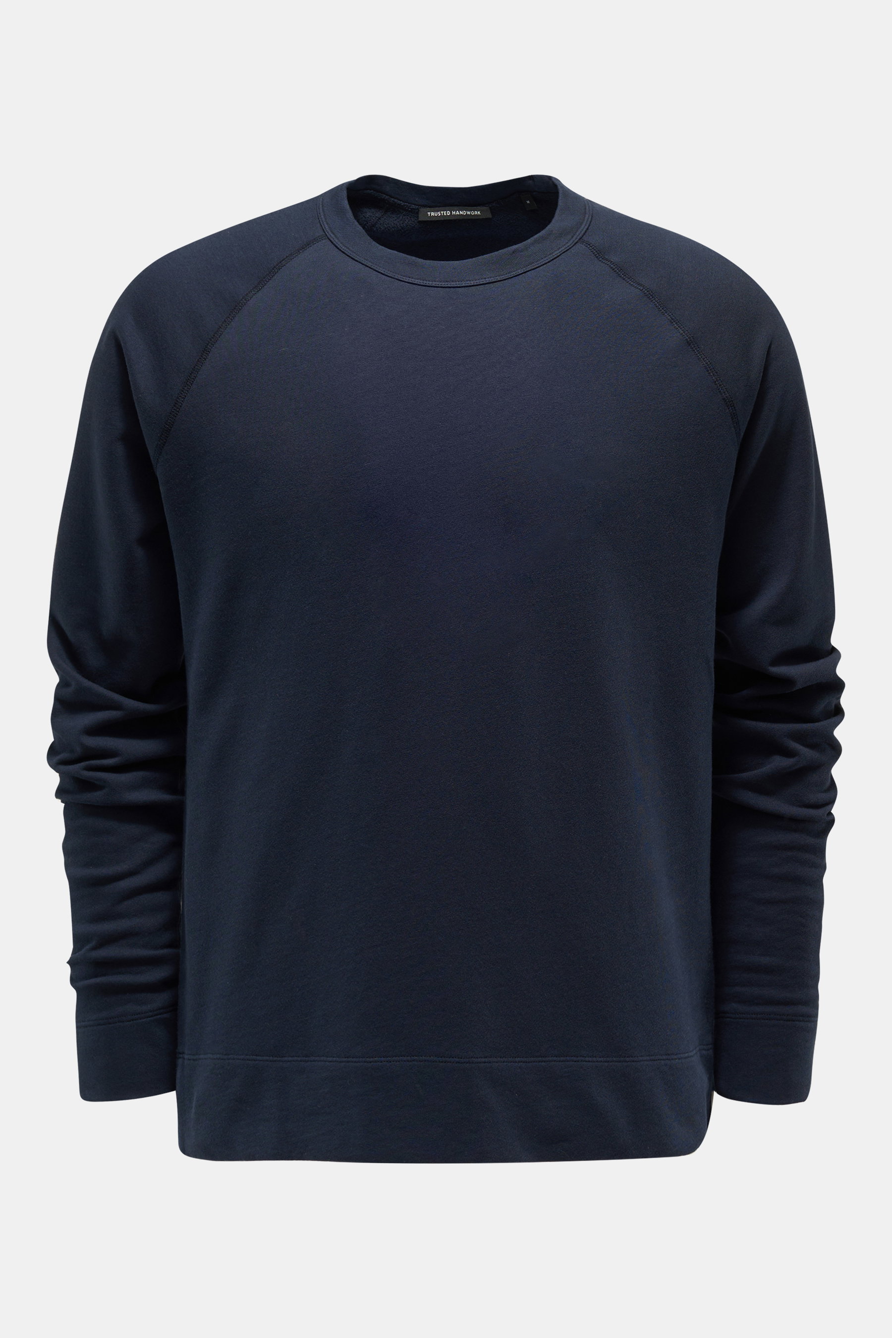 Trusted Handwork Rundhals-Sweatshirt navy