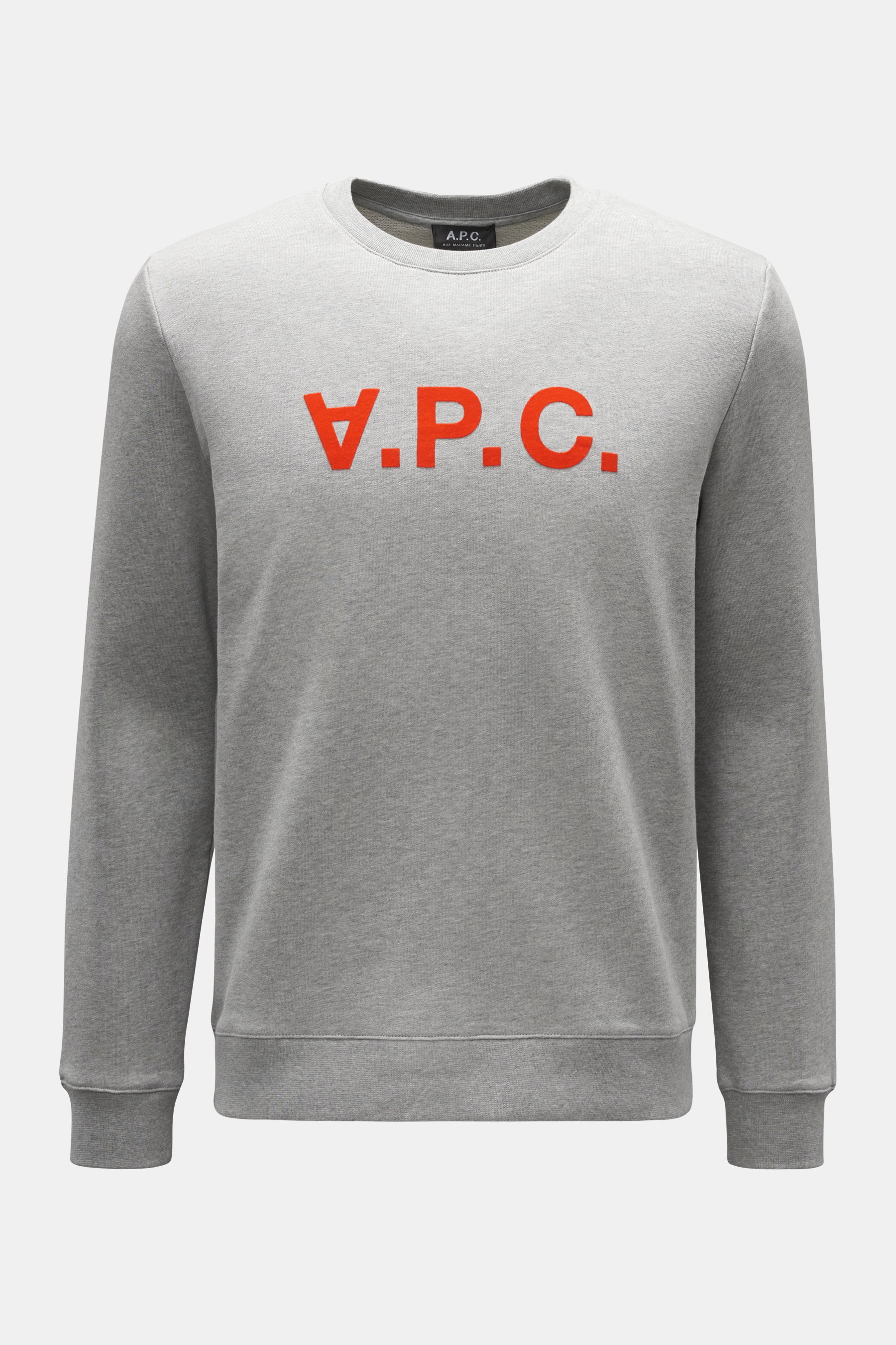 A.P.C. Rundhals-Sweatshirt 'VPC' grau