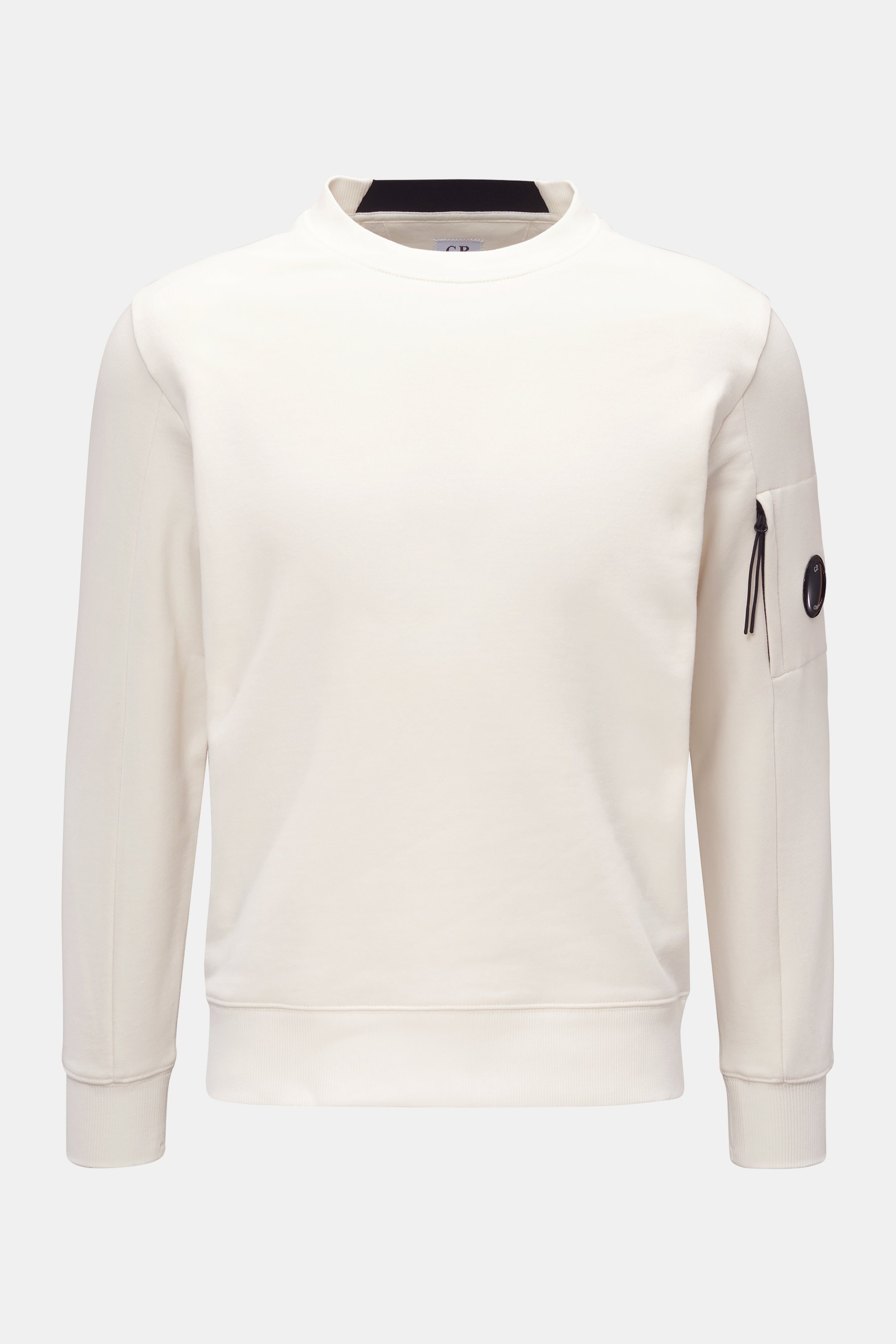 C.P. Company Rundhals-Sweatshirt offwhite