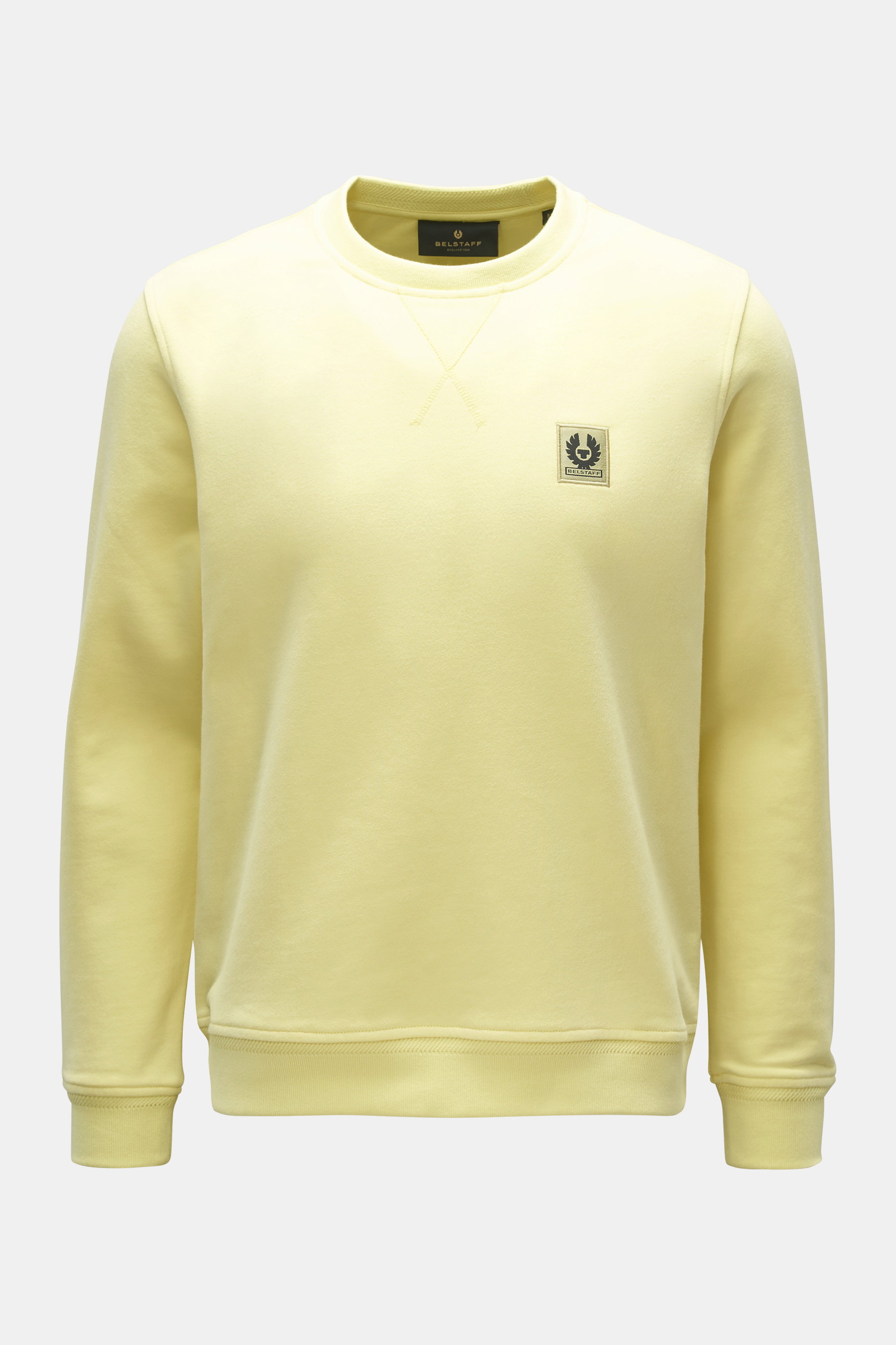 Belstaff Rundhals-Sweatshirt pastellgelb