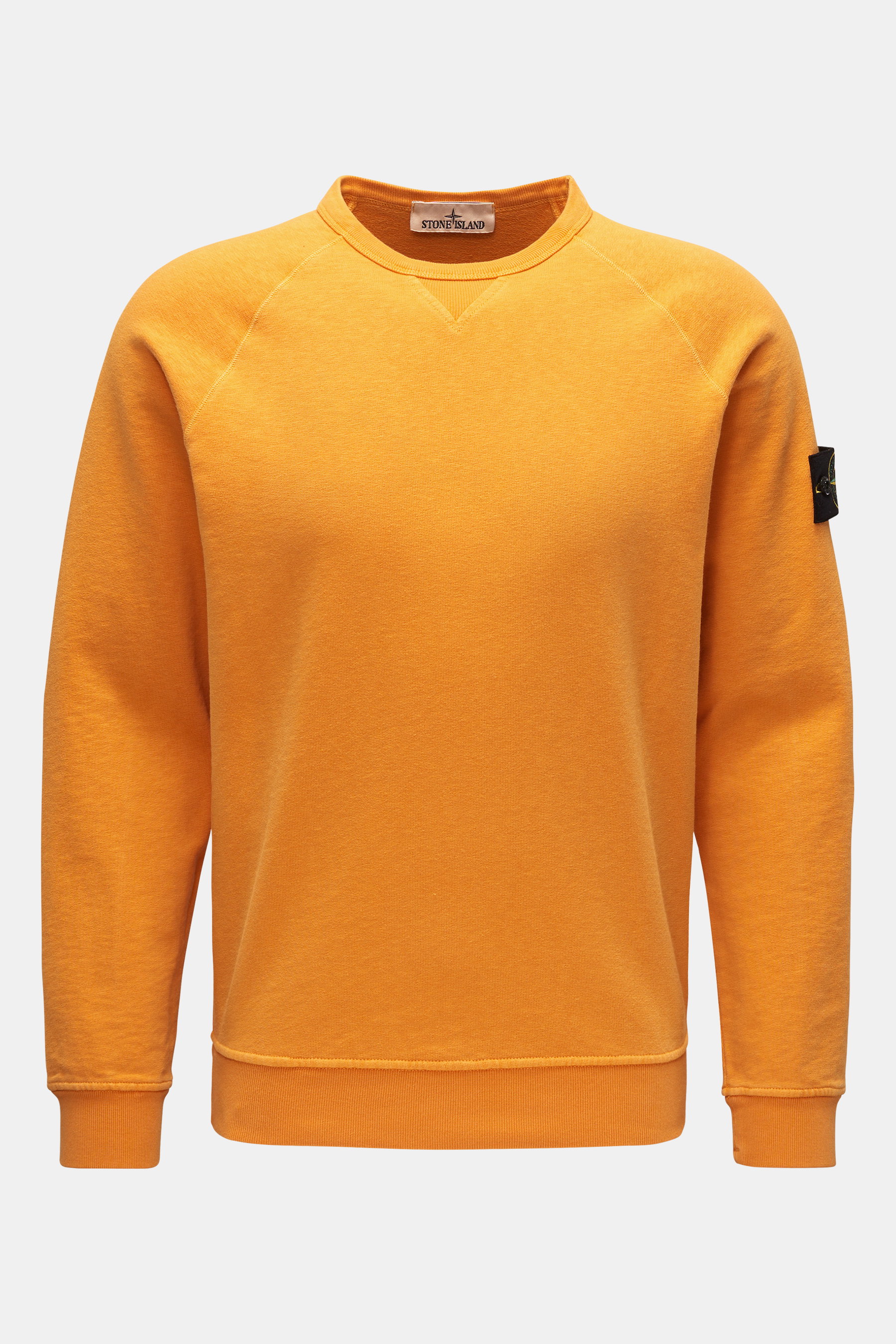 Stone Island Rundhals-Sweatshirt orange