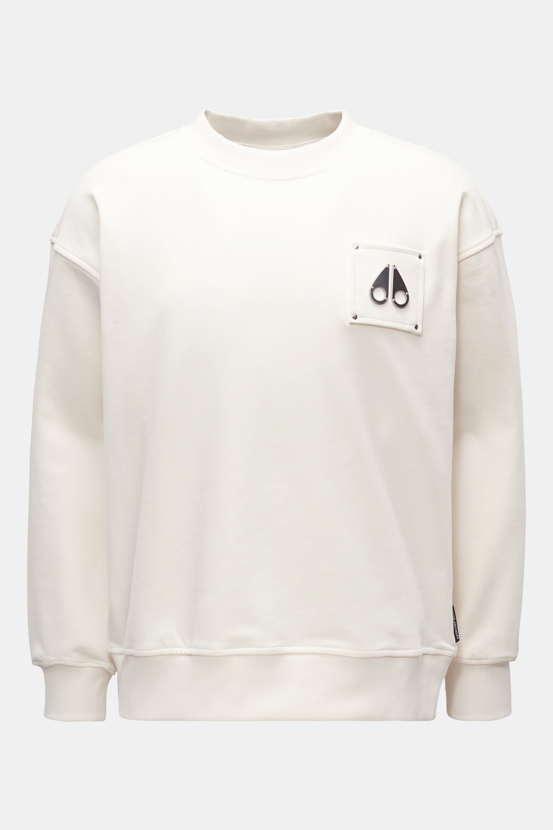 Moose Knuckles Rundhals-Sweatshirt 'Brooklyn' offwhite
