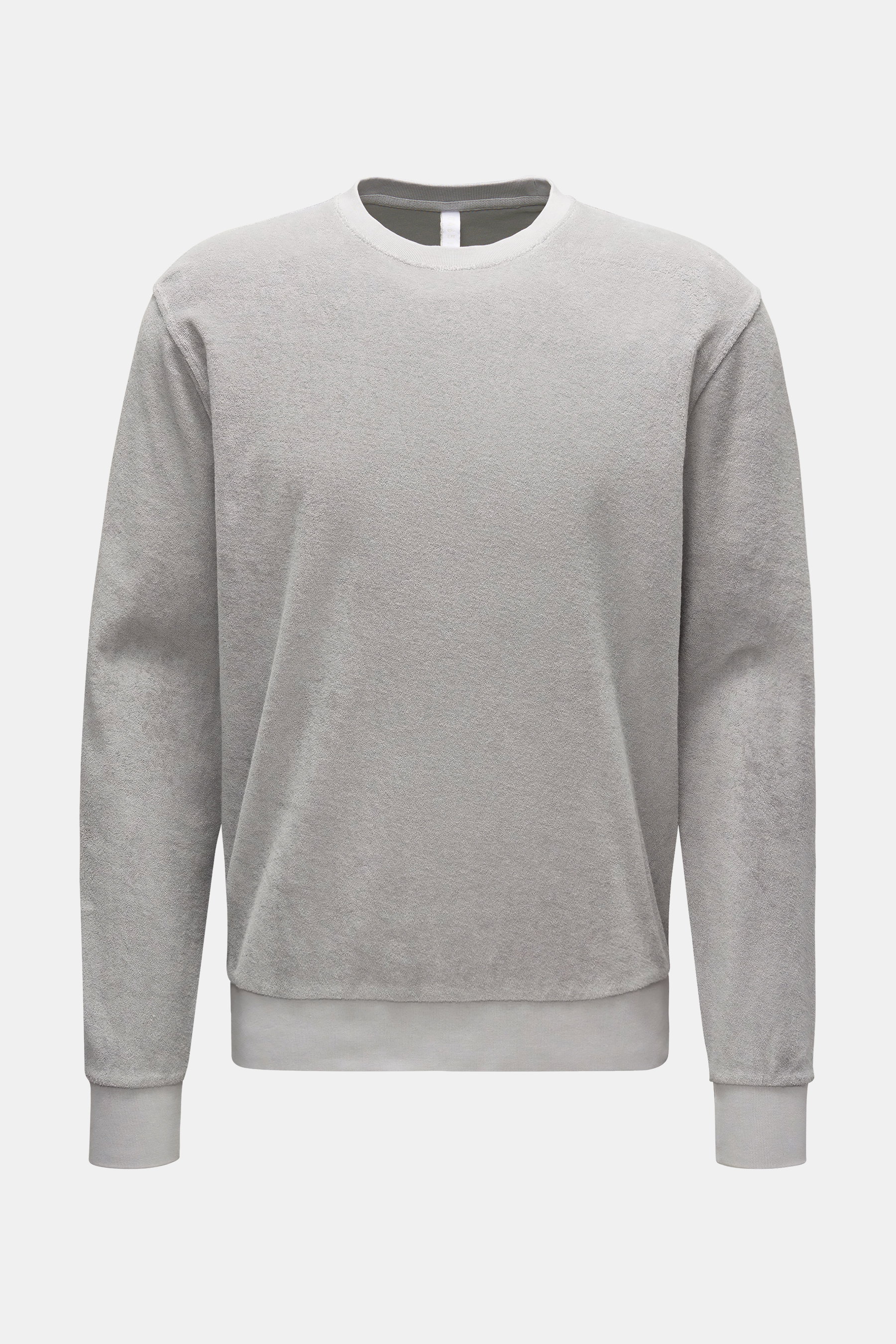 04651/ A trip in a bag Frottee Rundhals-Sweatshirt grau