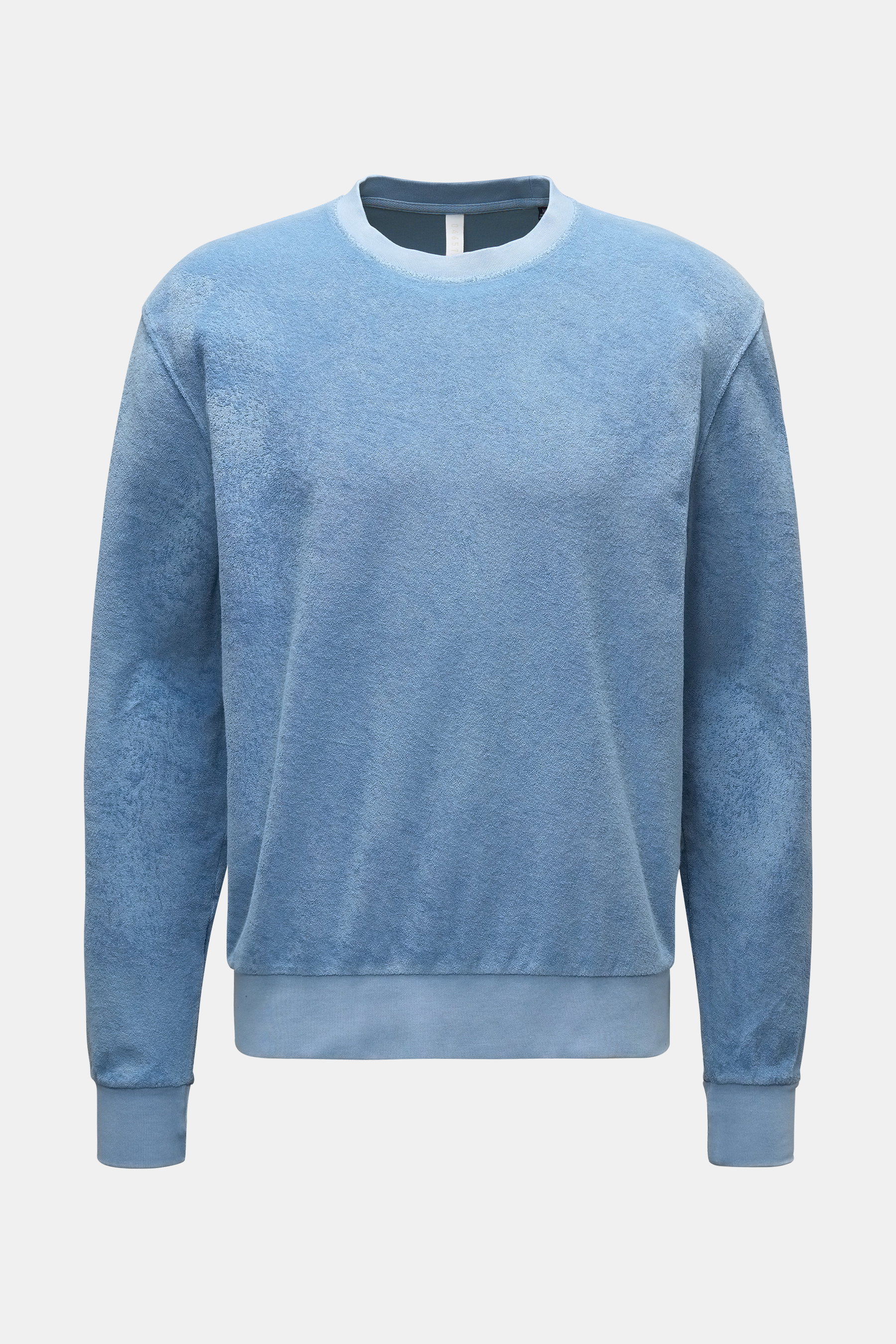 04651/ A trip in a bag Frottee Rundhals-Sweatshirt hellblau