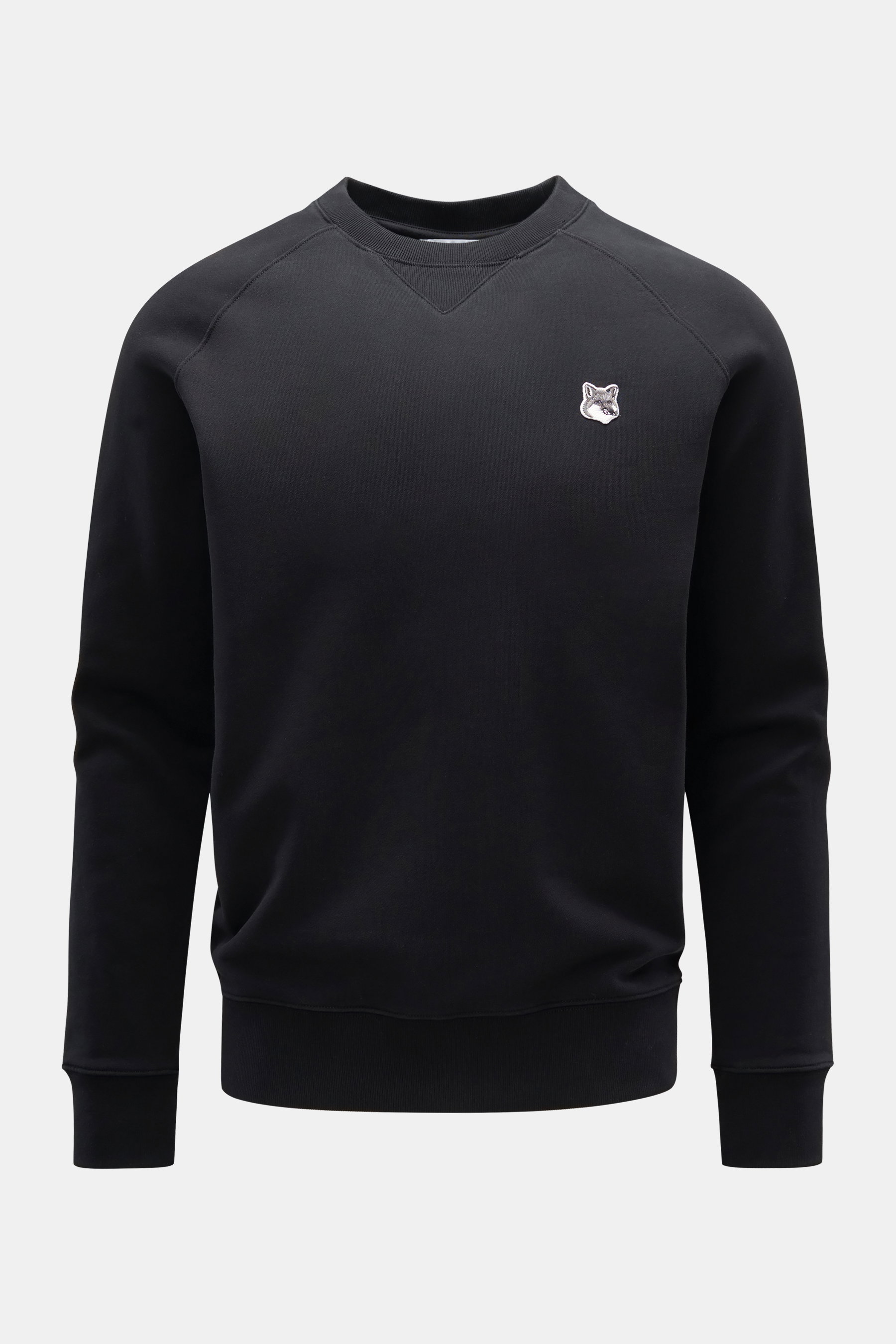 Maison Kitsuné Rundhals-Sweatshirt schwarz