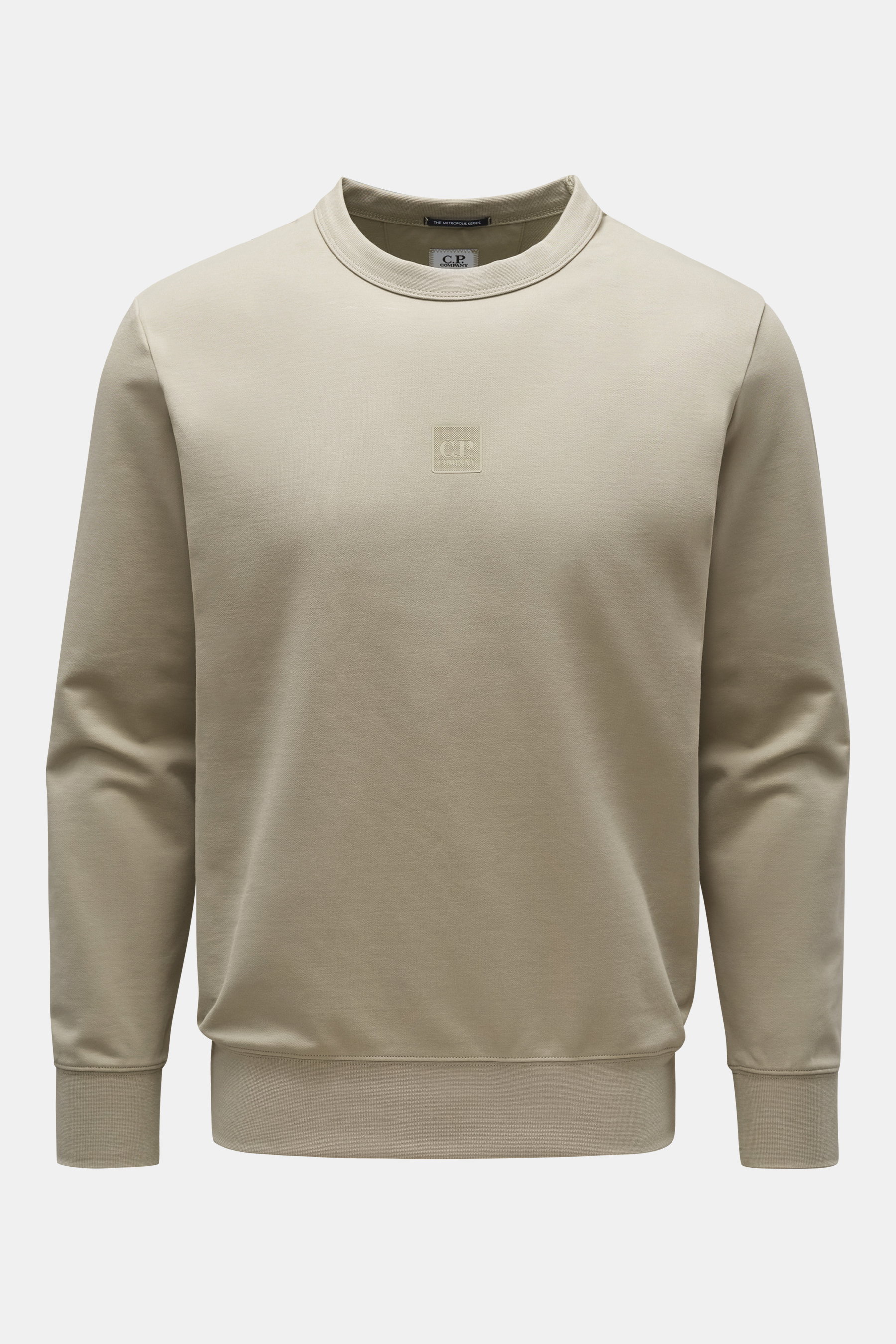 C.P. Company Rundhals-Sweatshirt graugrün