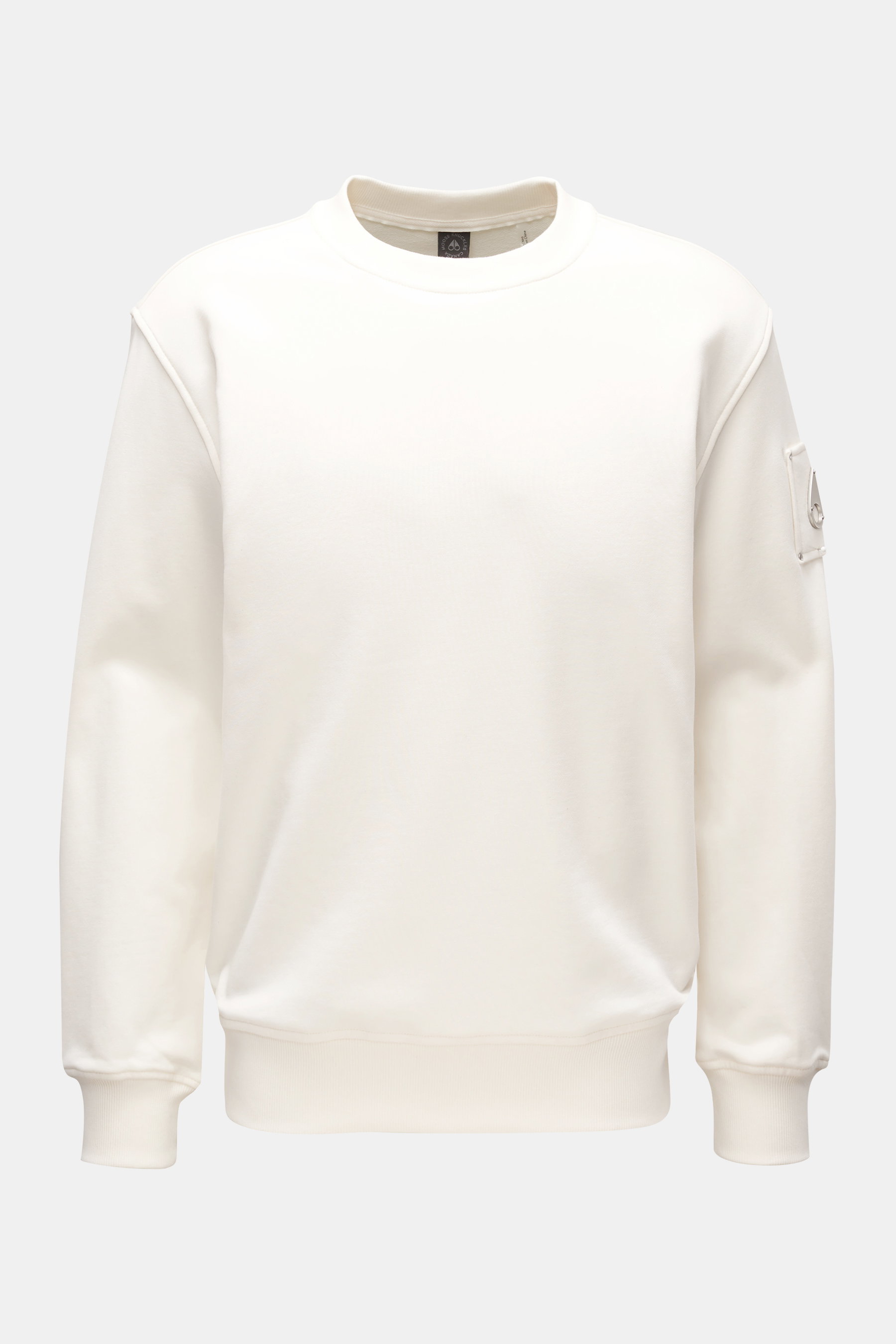 Moose Knuckles Crew neck sweatshirt 'Hartsfield Crew' cream