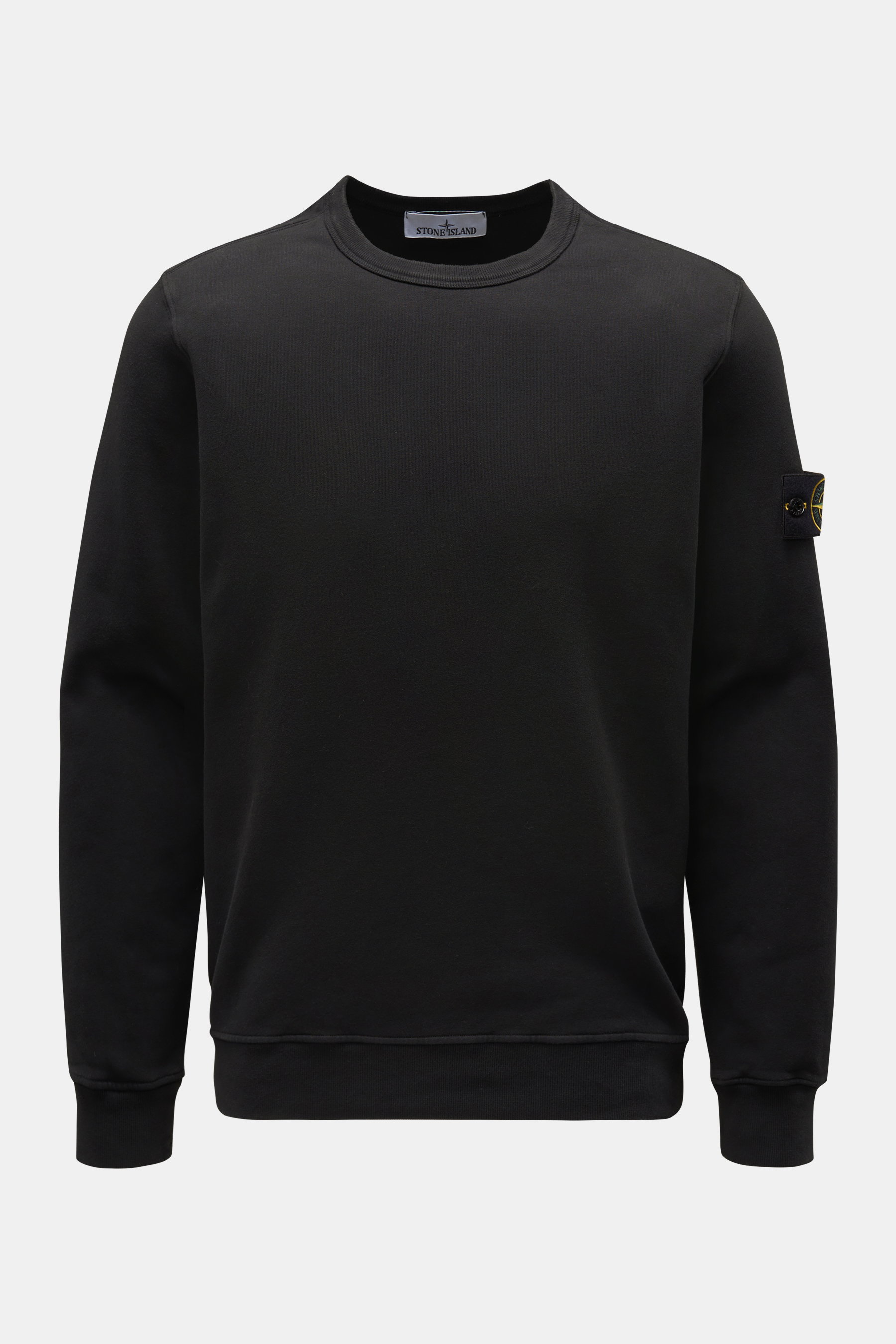 Stone Island Rundhals-Sweatshirt schwarz