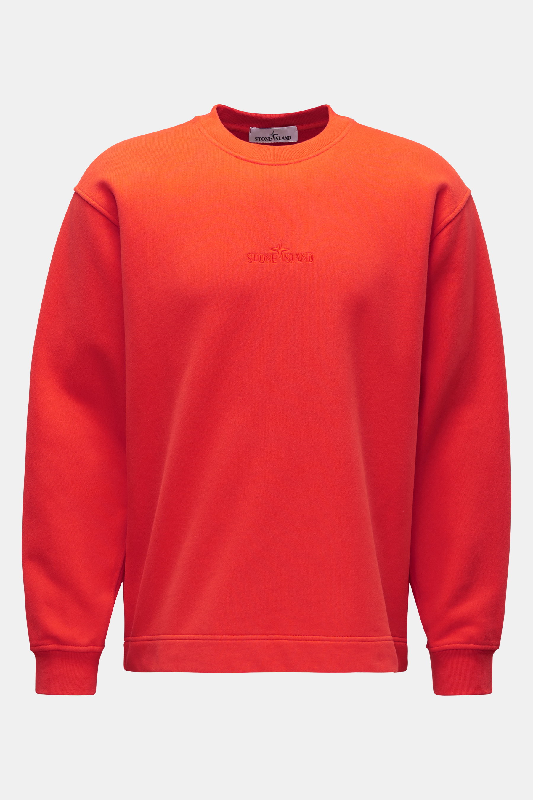 Stone Island Crew neck sweatshirt orange