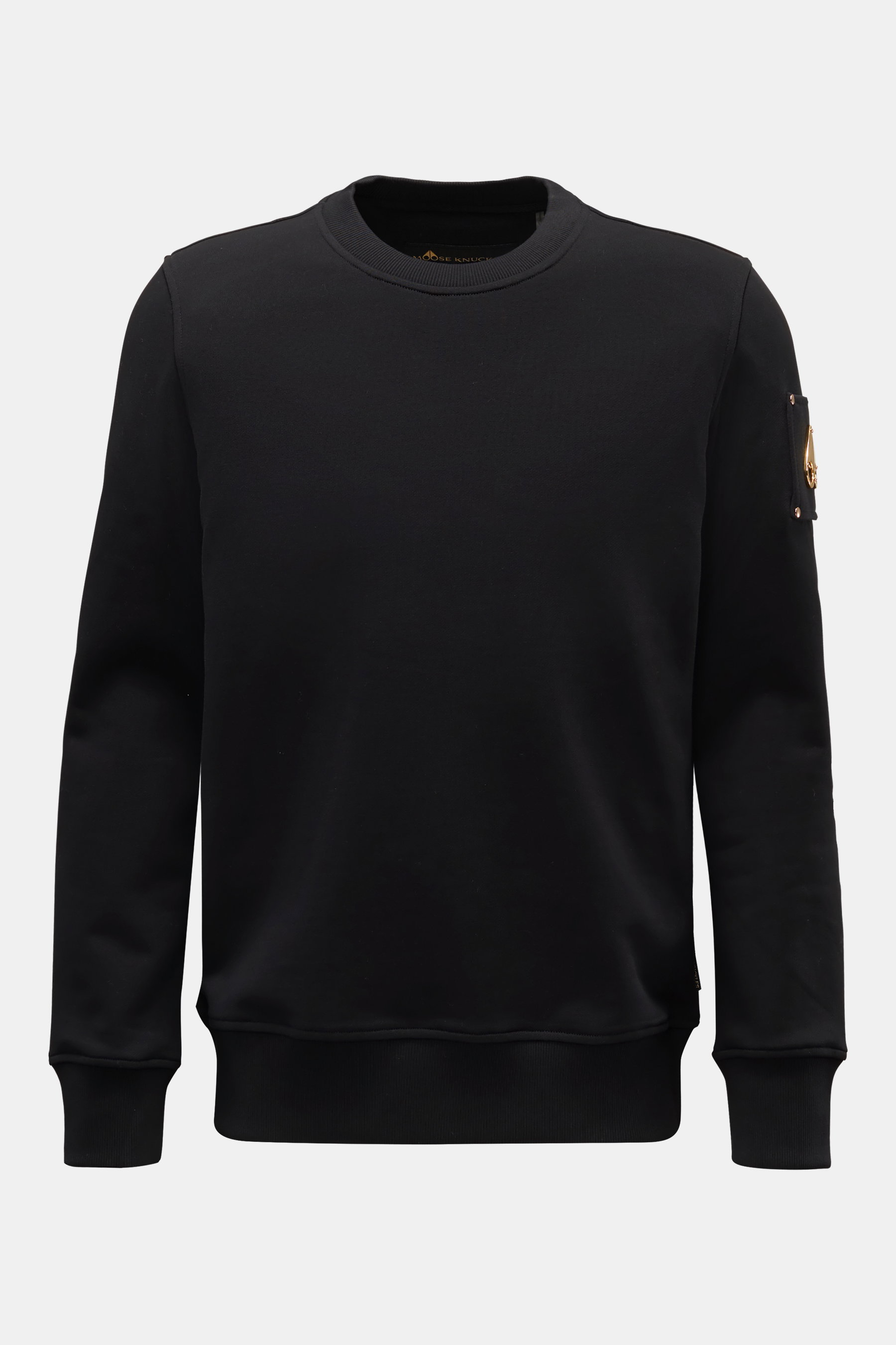 Moose Knuckles Rundhals-Sweatshirt 'Snyder' schwarz