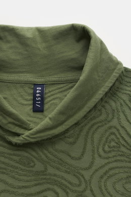 04651/ A trip in a bag Sweatshirt 'Seamap Turtle' grün