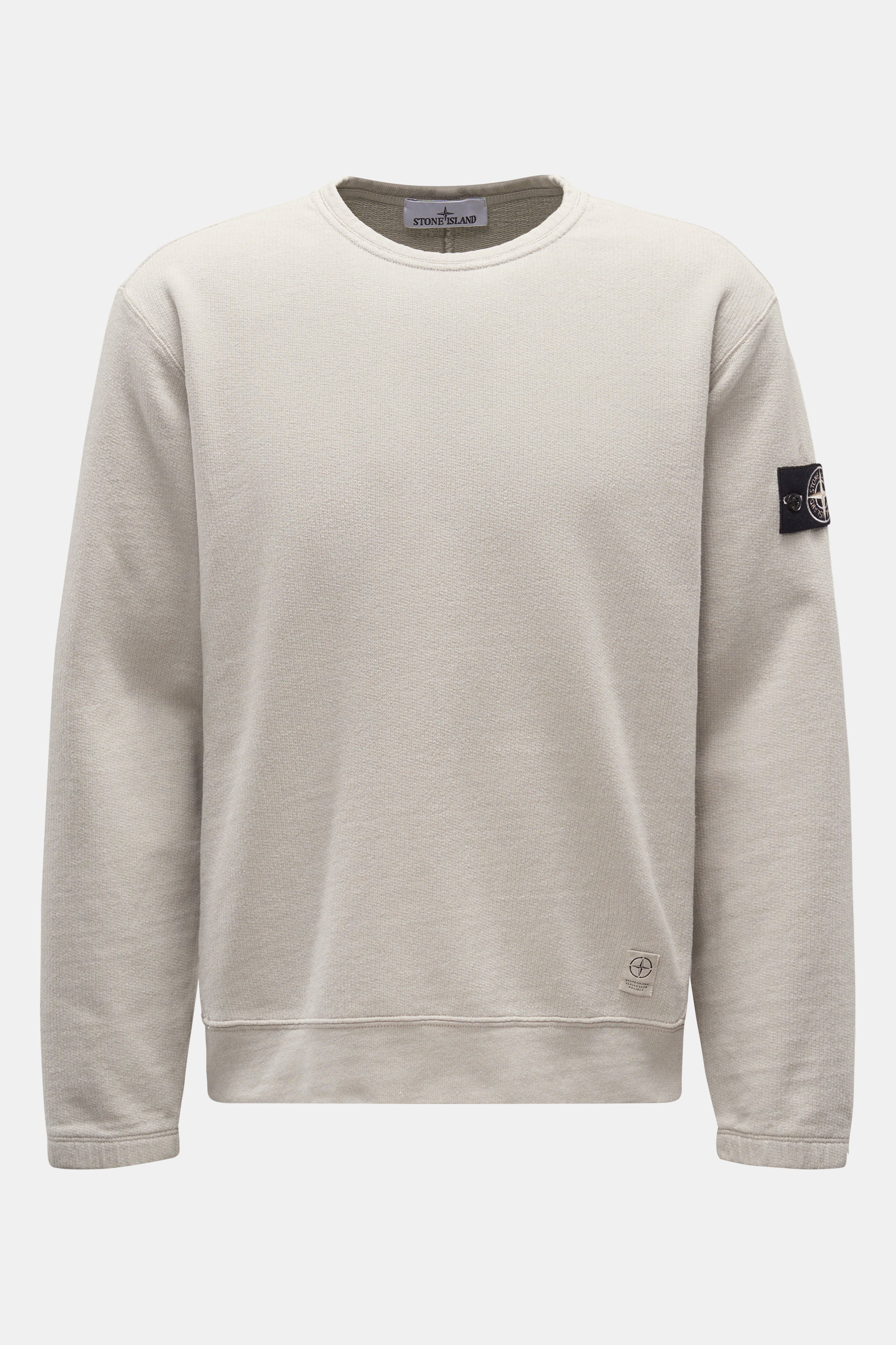 Stone Island Sweatshirt 'Closed Loop Tinto Terra' grau