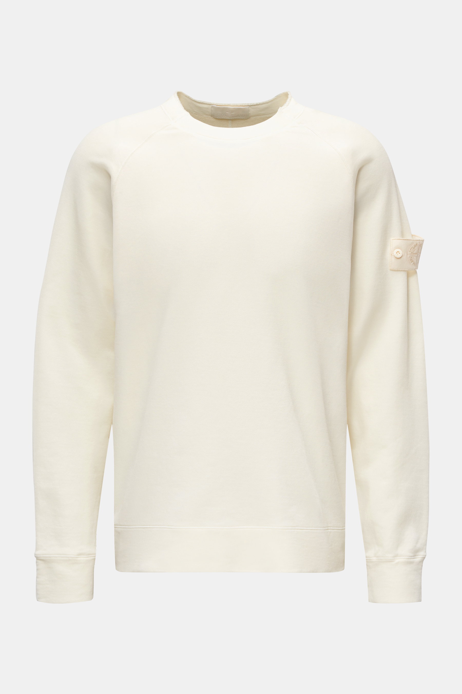 Stone Island Rundhalspullover 'Ghost Piece' creme