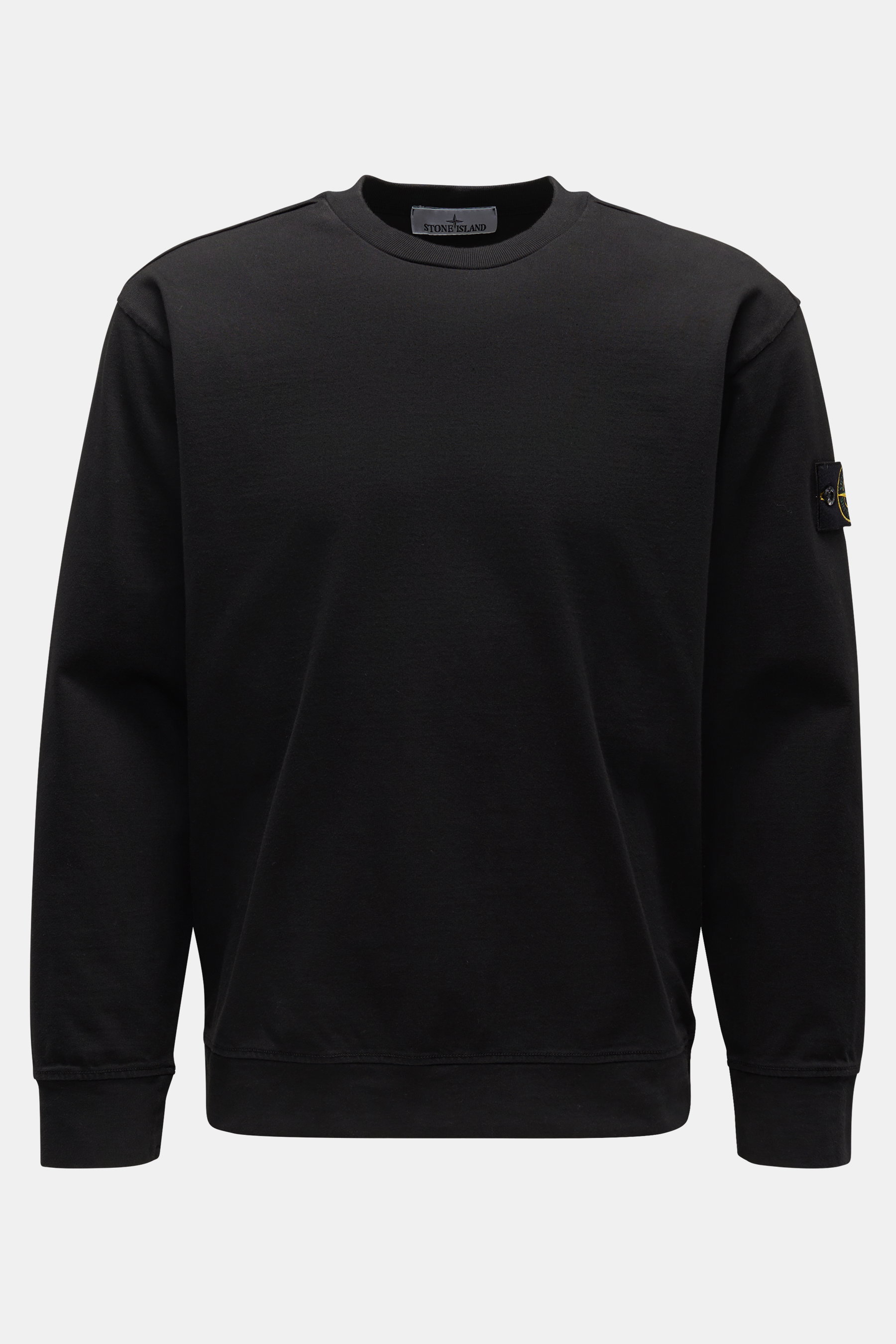 Stone Island Rundhals-Sweatshirt schwarz