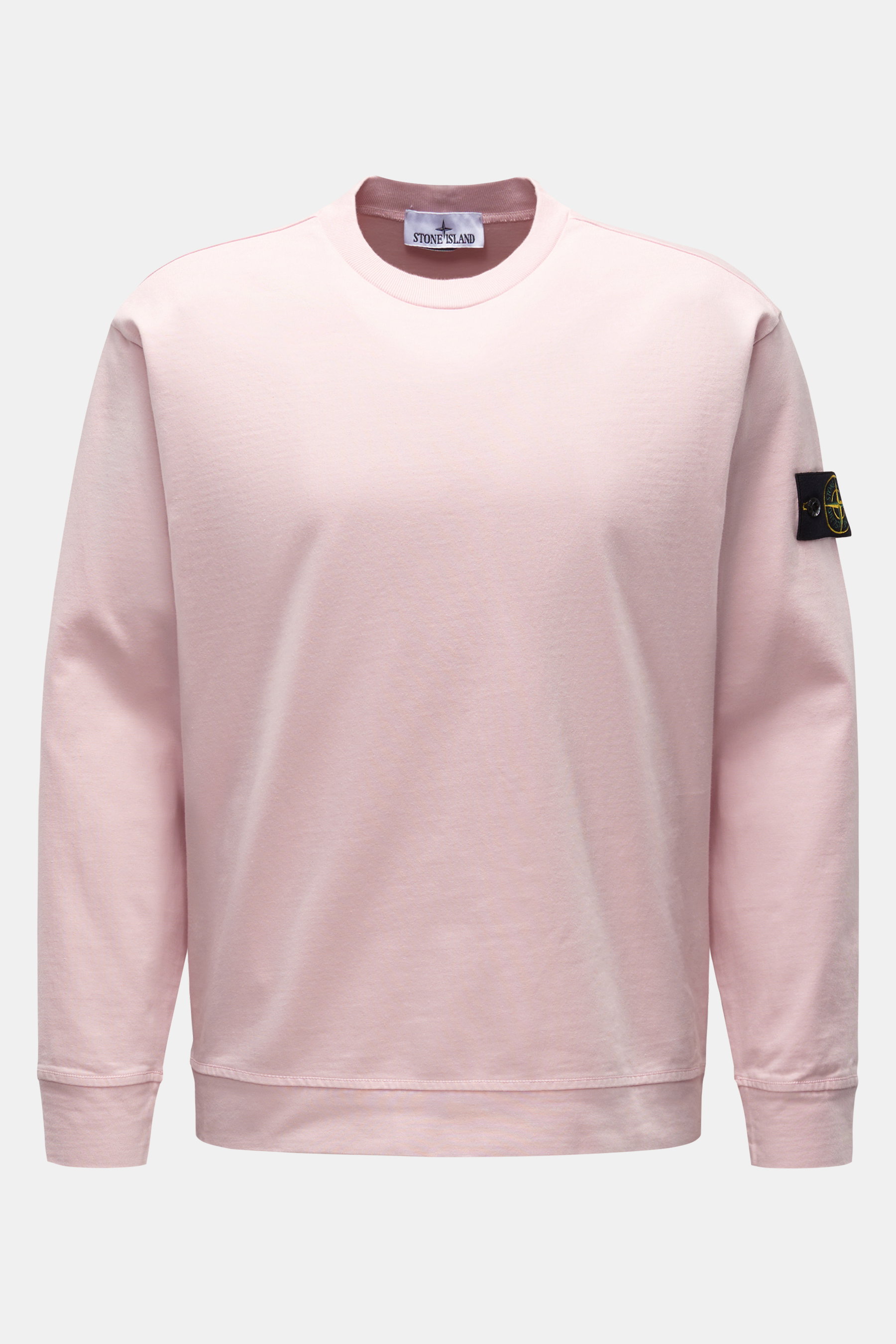 Stone Island Rundhals-Sweatshirt rosé