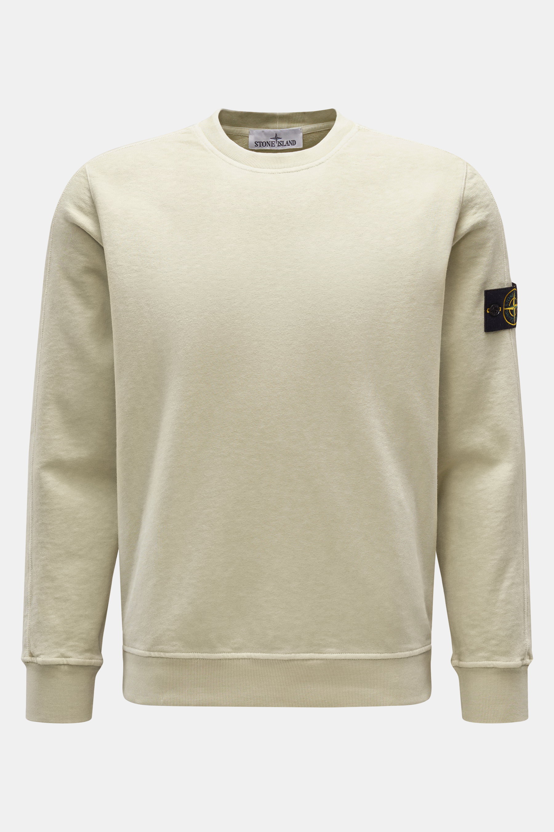 Stone Island Rundhals-Sweatshirt hellgrün