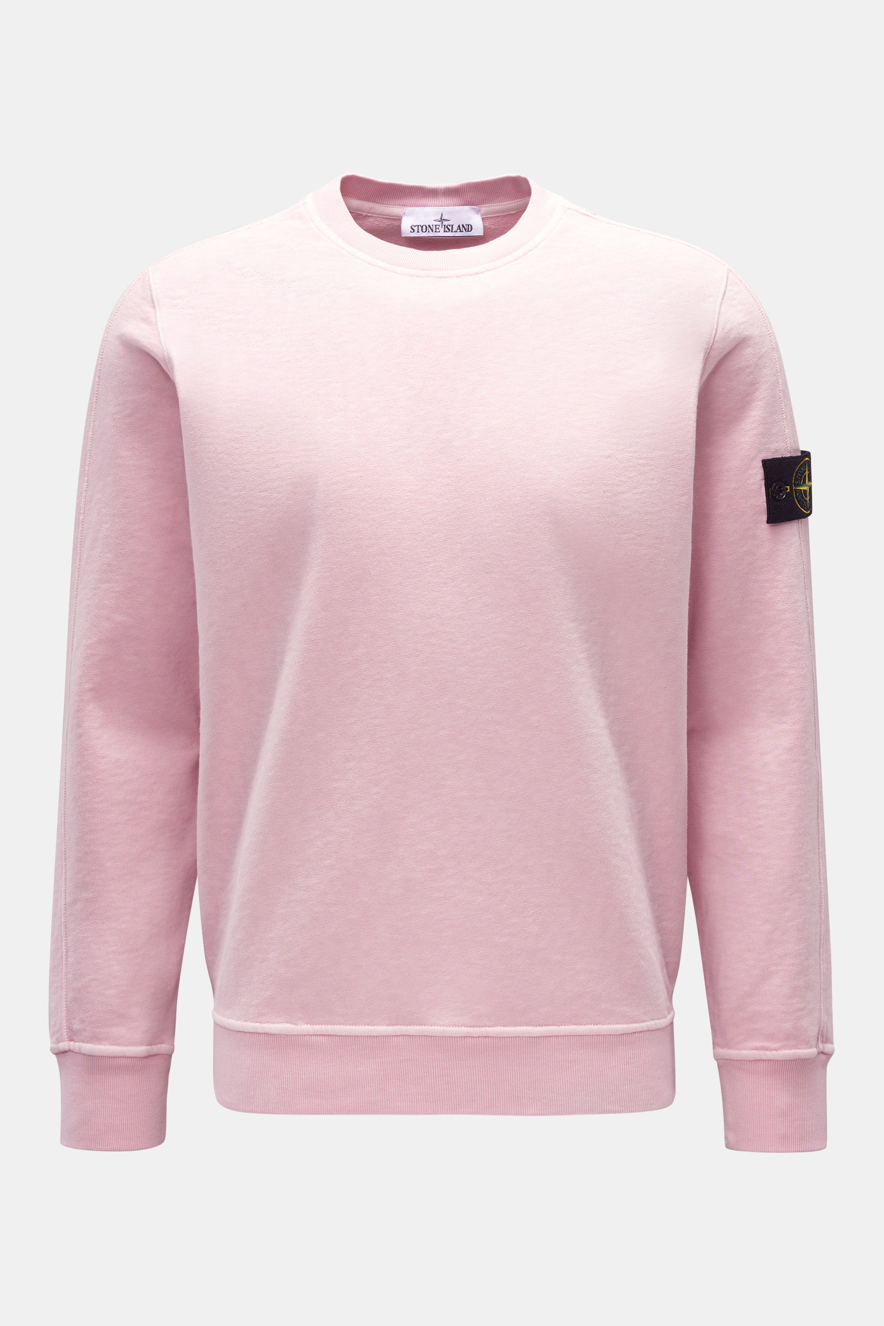 Stone Island Rundhals-Sweatshirt rosé
