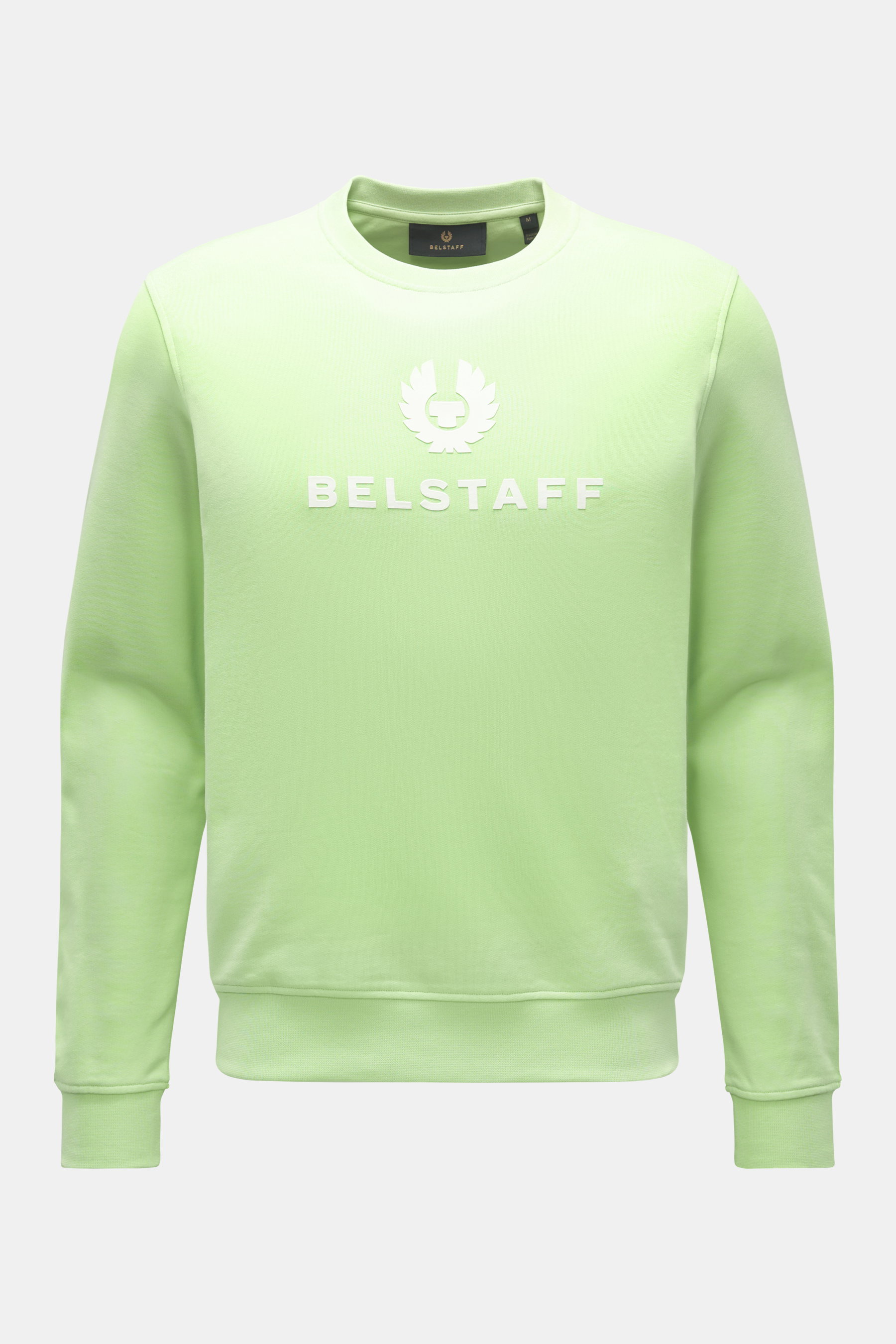 Belstaff Rundhals-Sweatshirt 'Signature' hellgrün