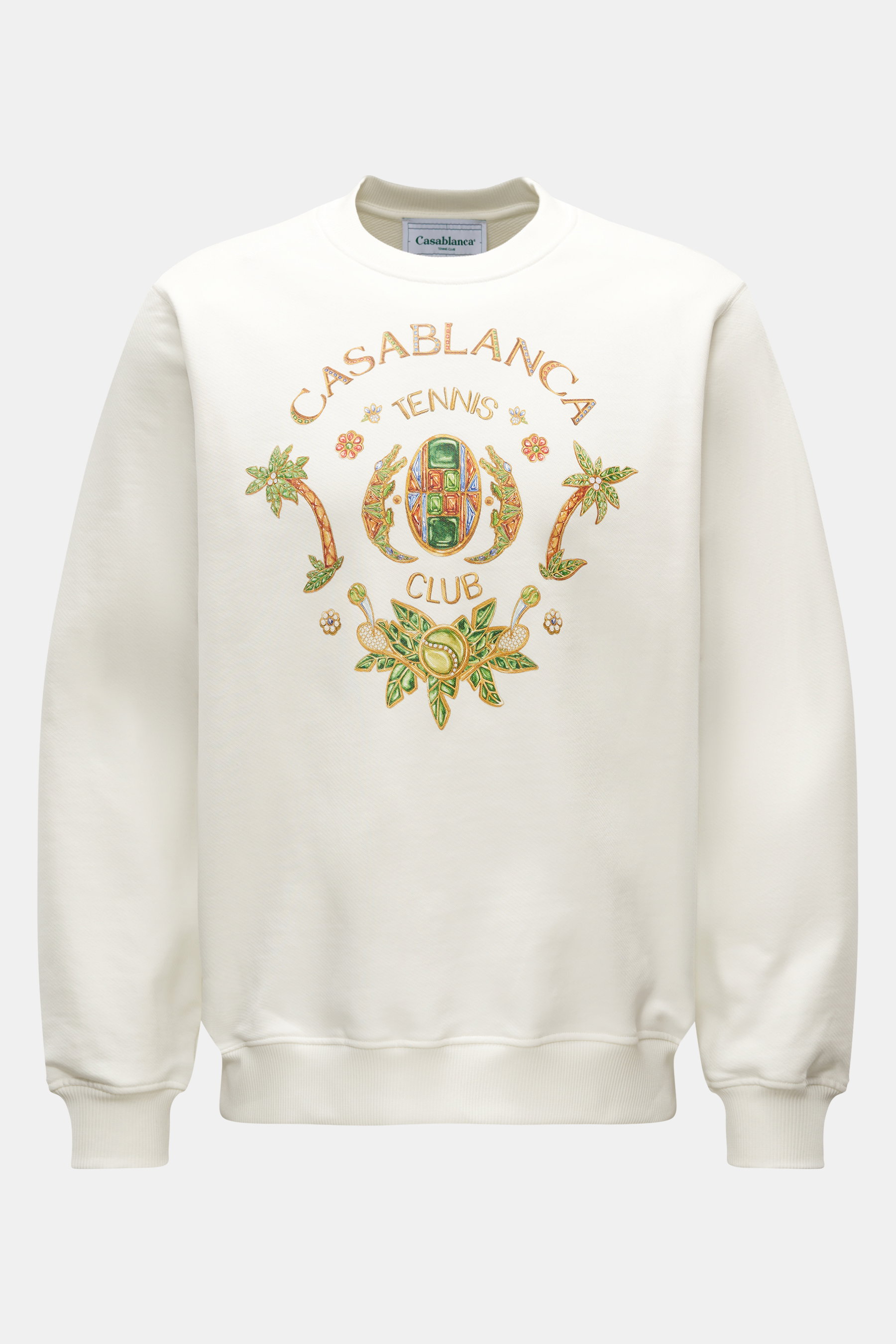 Casablanca Sweatshirt 'Joyaux D'Afrique' offwhite