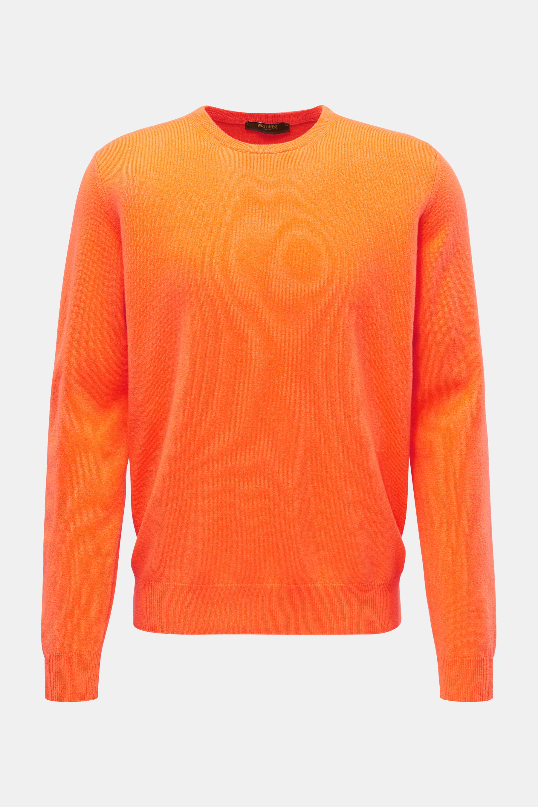Moorer Cashmere Rundhalspullover 'Orvieto-DD' orange