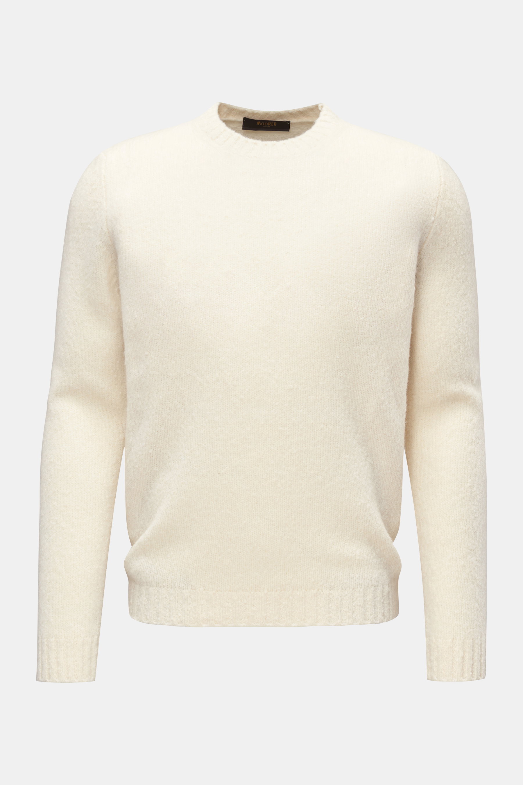 Moorer Rundhalspullover 'Orvieto' creme