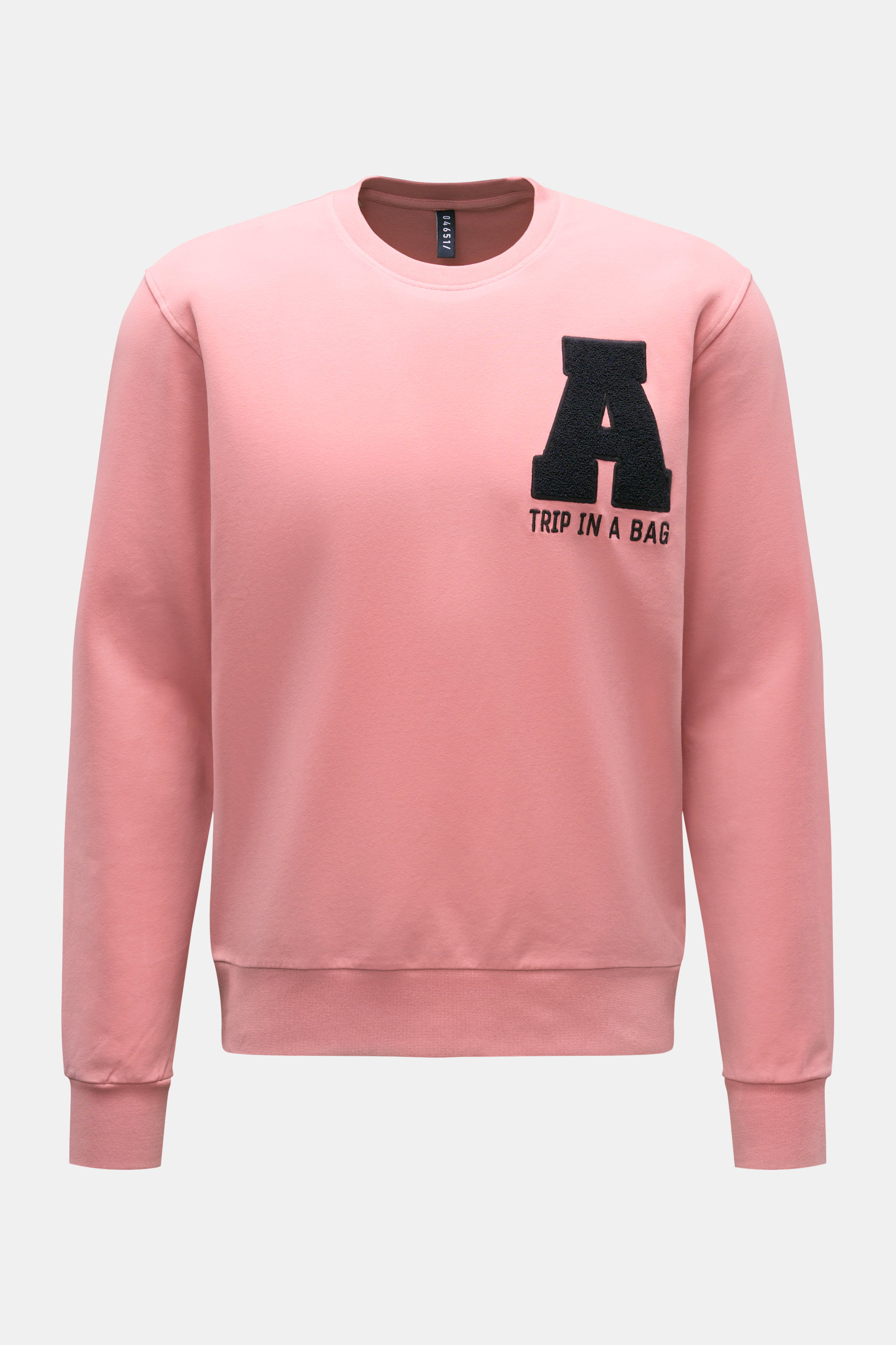 04651/ A trip in a bag Sweatshirt 'College Crew' rosé