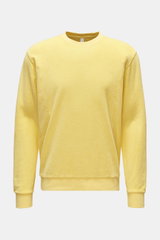 04651/ A trip in a bag Frottee Rundhals-Sweatshirt gelb